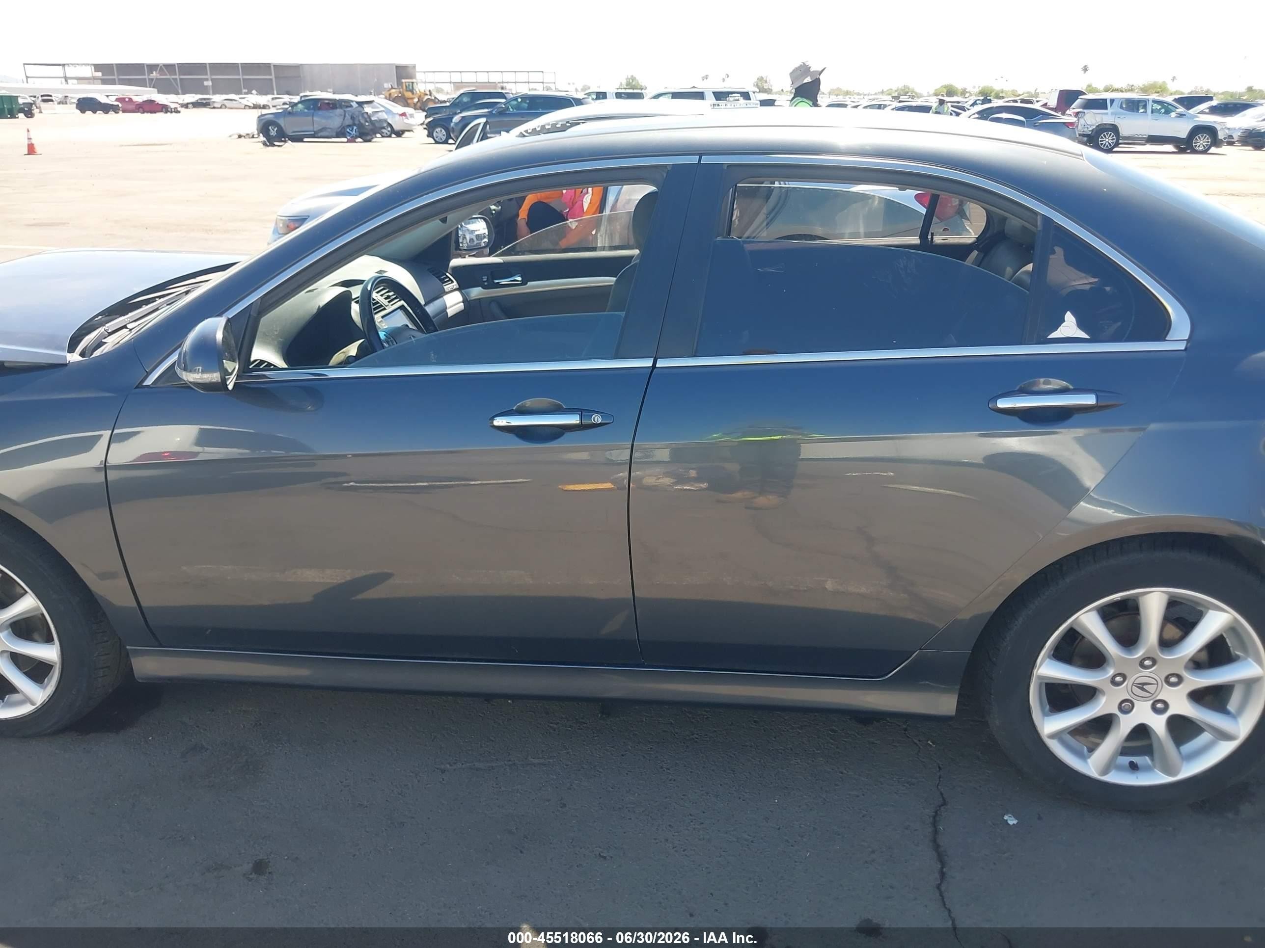 2006 Acura Tsx   Gray vin: JH4CL96966C038675