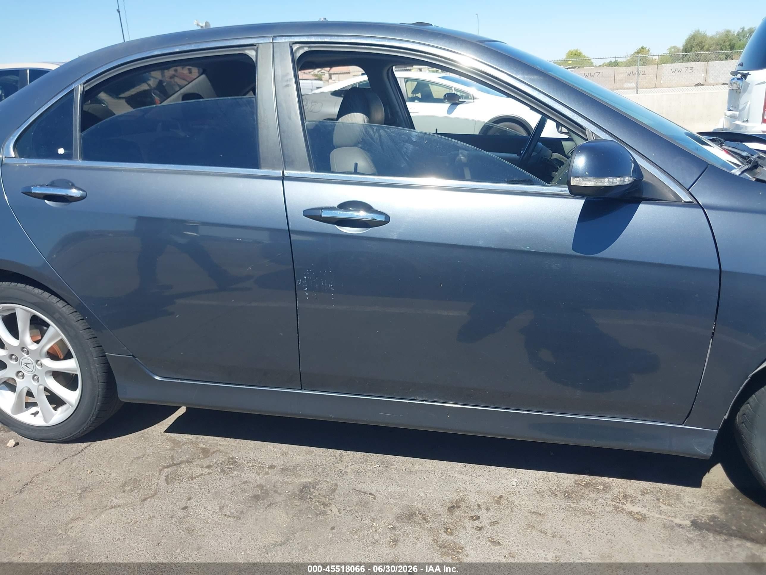 2006 Acura Tsx   Gray vin: JH4CL96966C038675