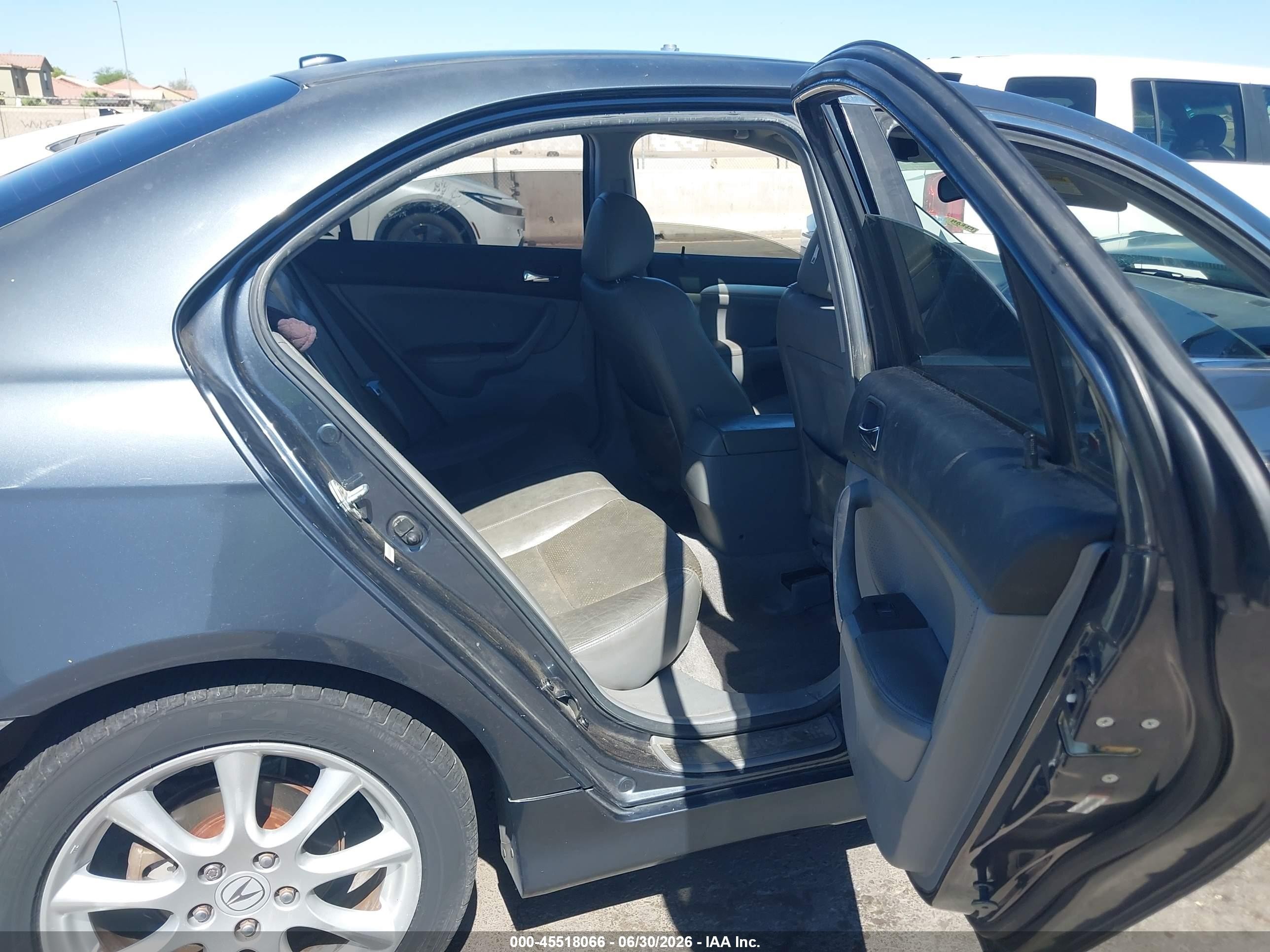 2006 Acura Tsx   Gray vin: JH4CL96966C038675