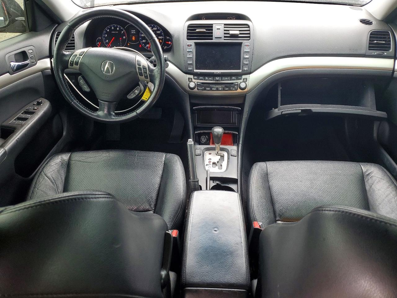 2007 Acura Tsx Black vin: JH4CL96967C001983