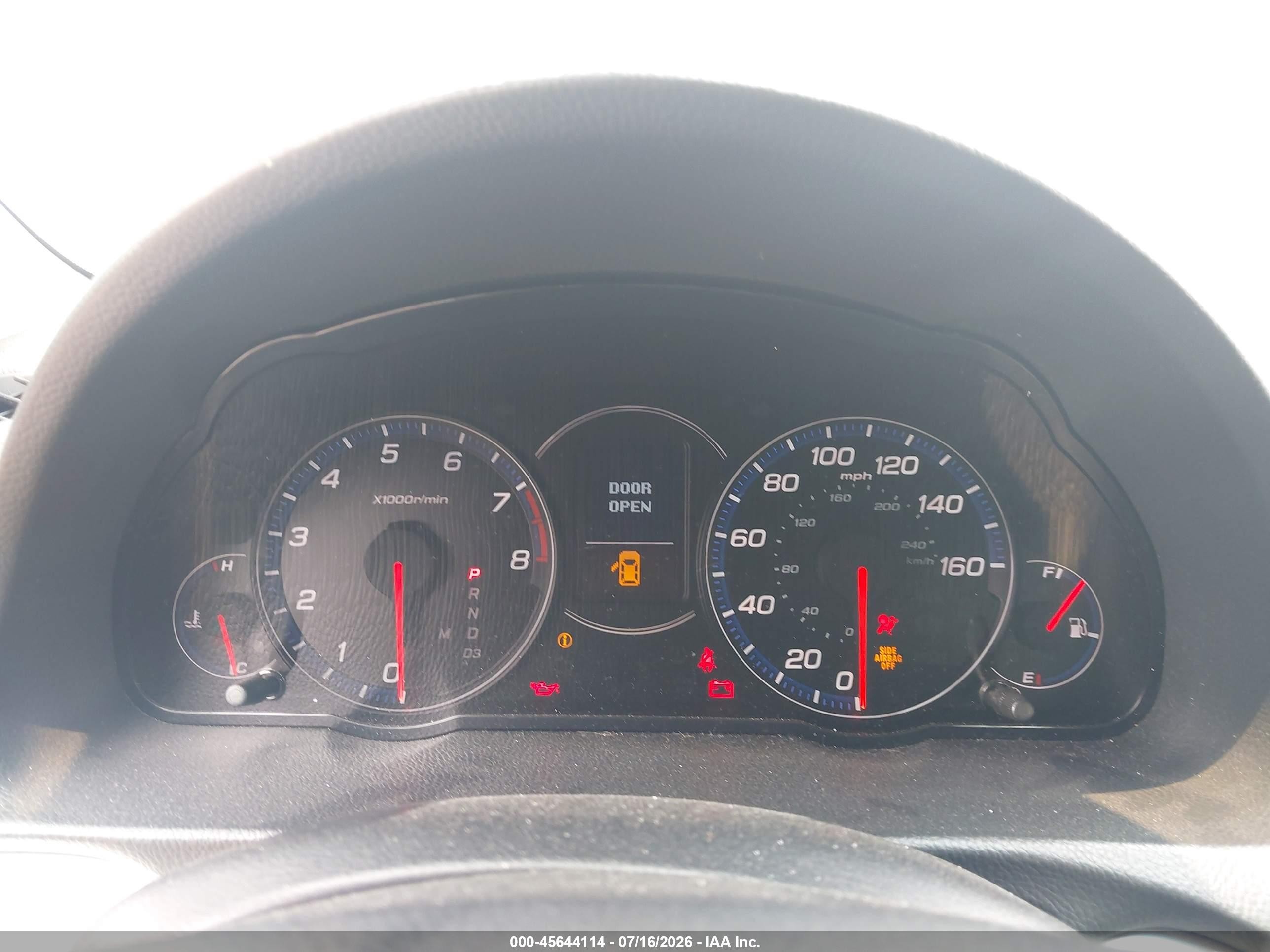 2007 Acura Tsx   Gray vin: JH4CL96967C005533