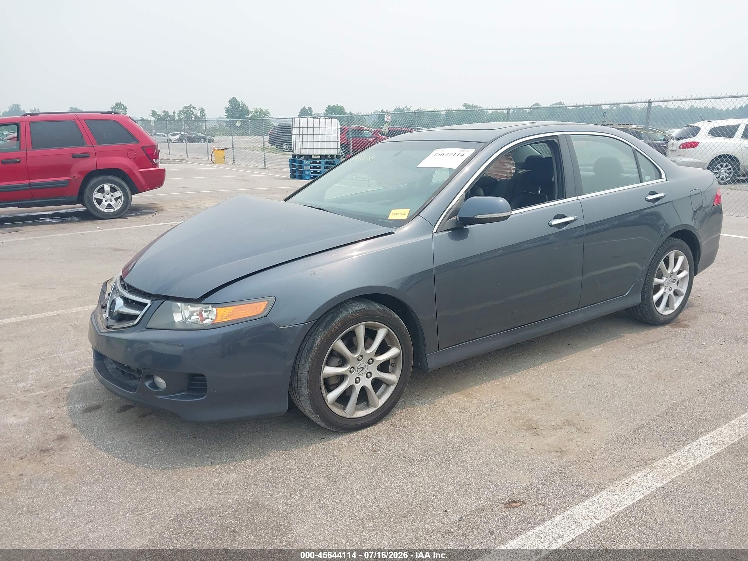 2007 Acura Tsx   Gray vin: JH4CL96967C005533