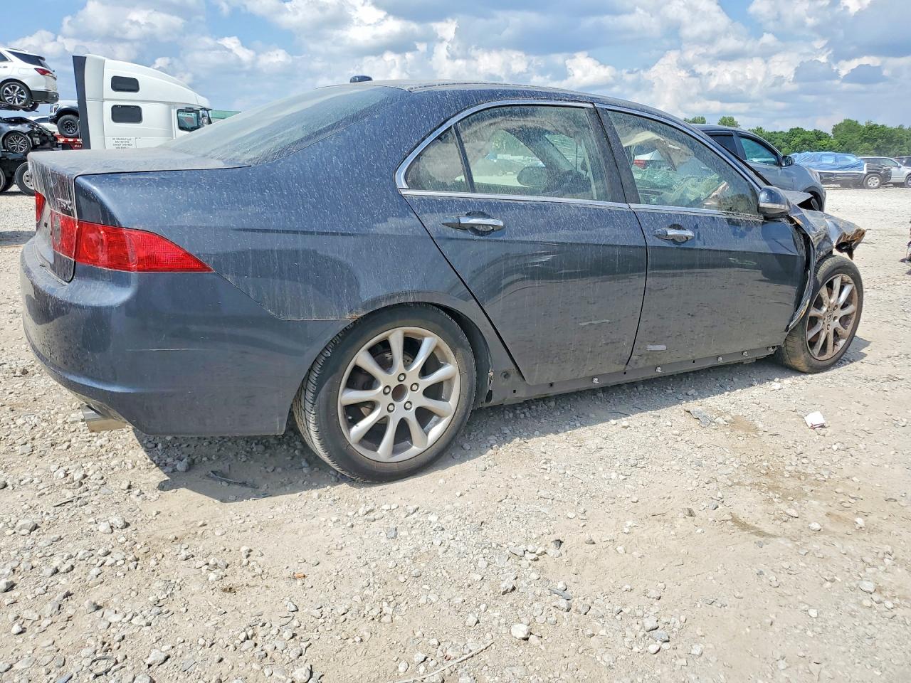 2008 Acura Tsx Blue vin: JH4CL96968C012760