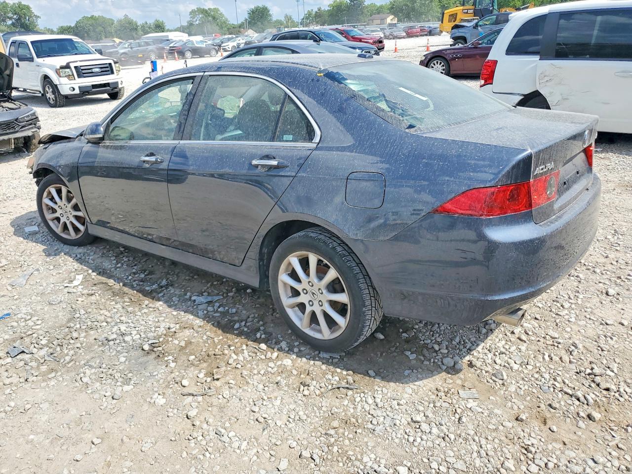 2008 Acura Tsx Blue vin: JH4CL96968C012760