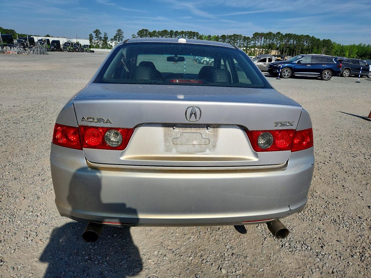 2008 Acura Tsx Silver vin: JH4CL96968C021183