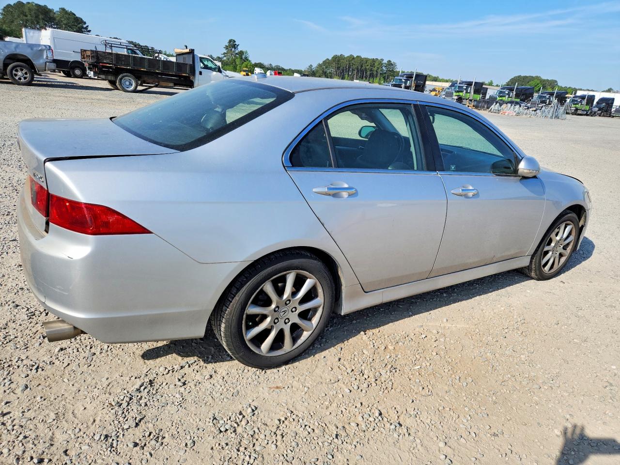 2008 Acura Tsx Silver vin: JH4CL96968C021183