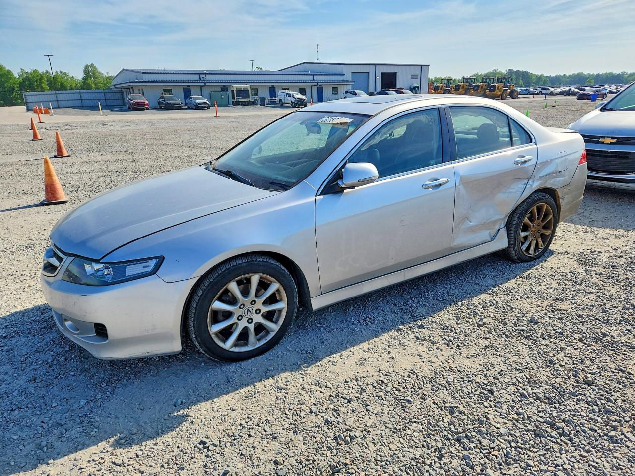 2008 Acura Tsx Silver vin: JH4CL96968C021183