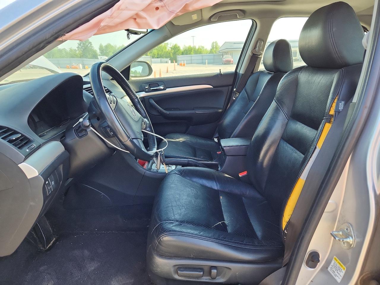 2008 Acura Tsx Silver vin: JH4CL96968C021183