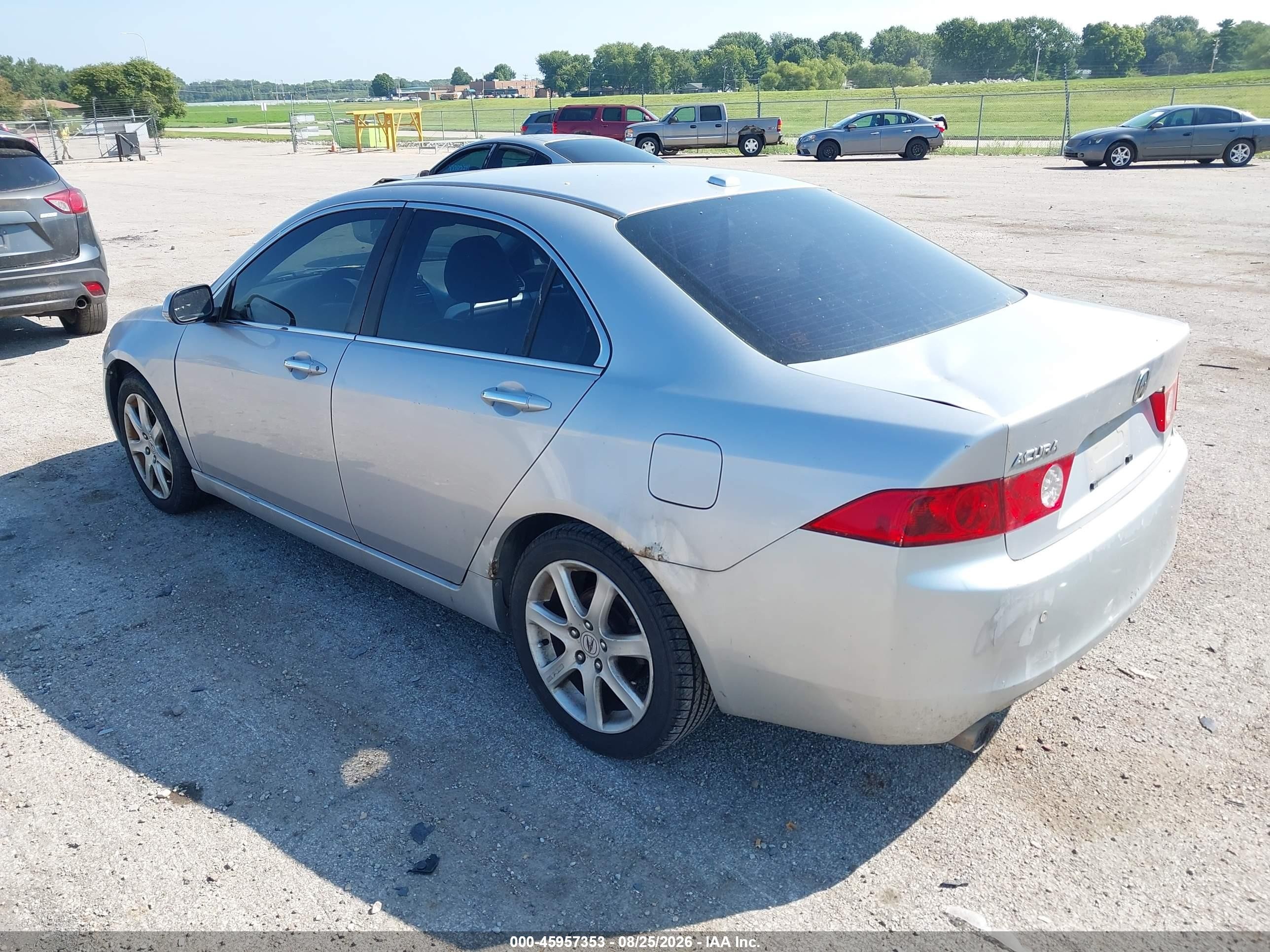 2005 Acura Tsx   Silver vin: JH4CL96975C023570