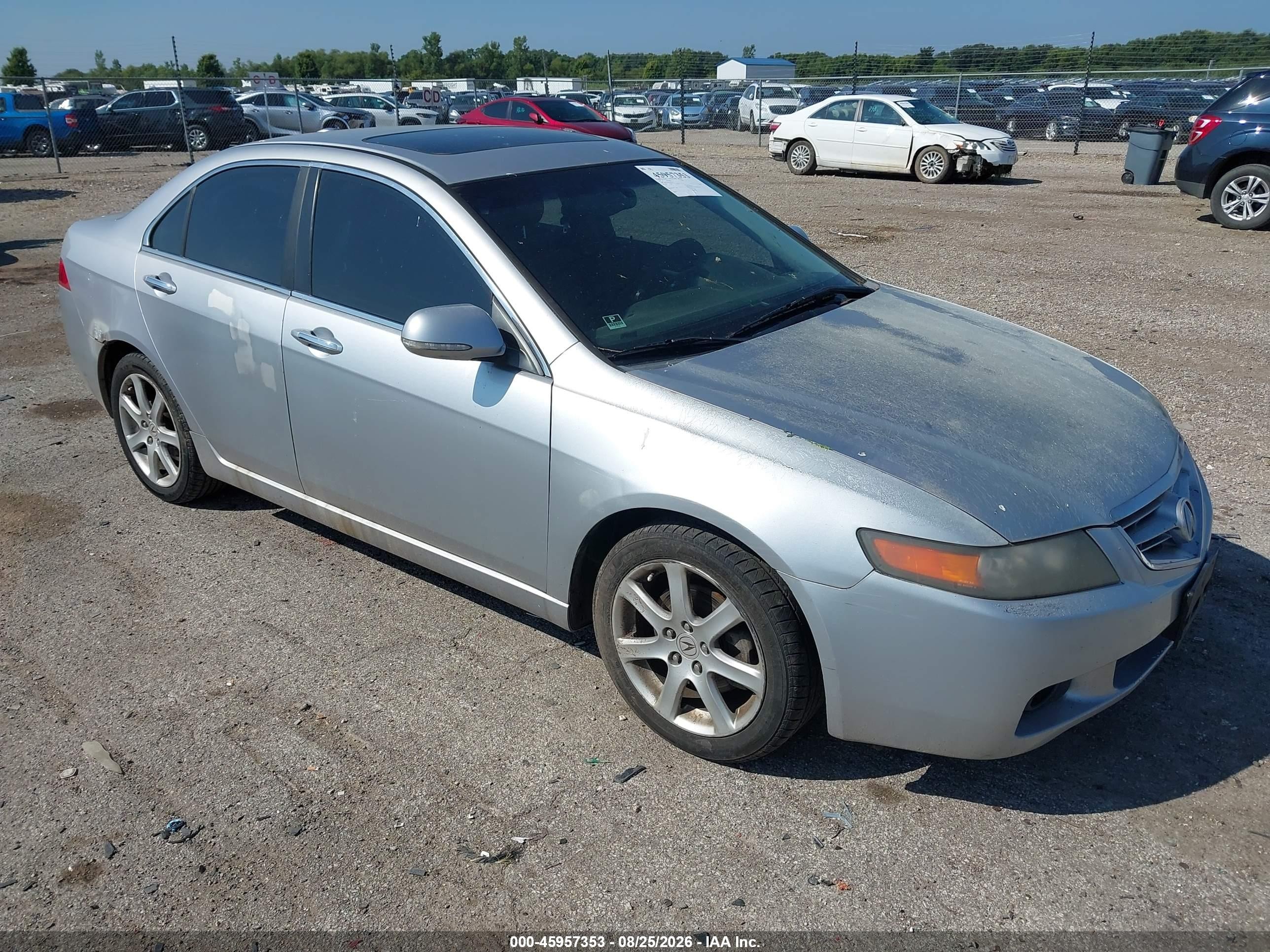 2005 Acura Tsx   Silver vin: JH4CL96975C023570