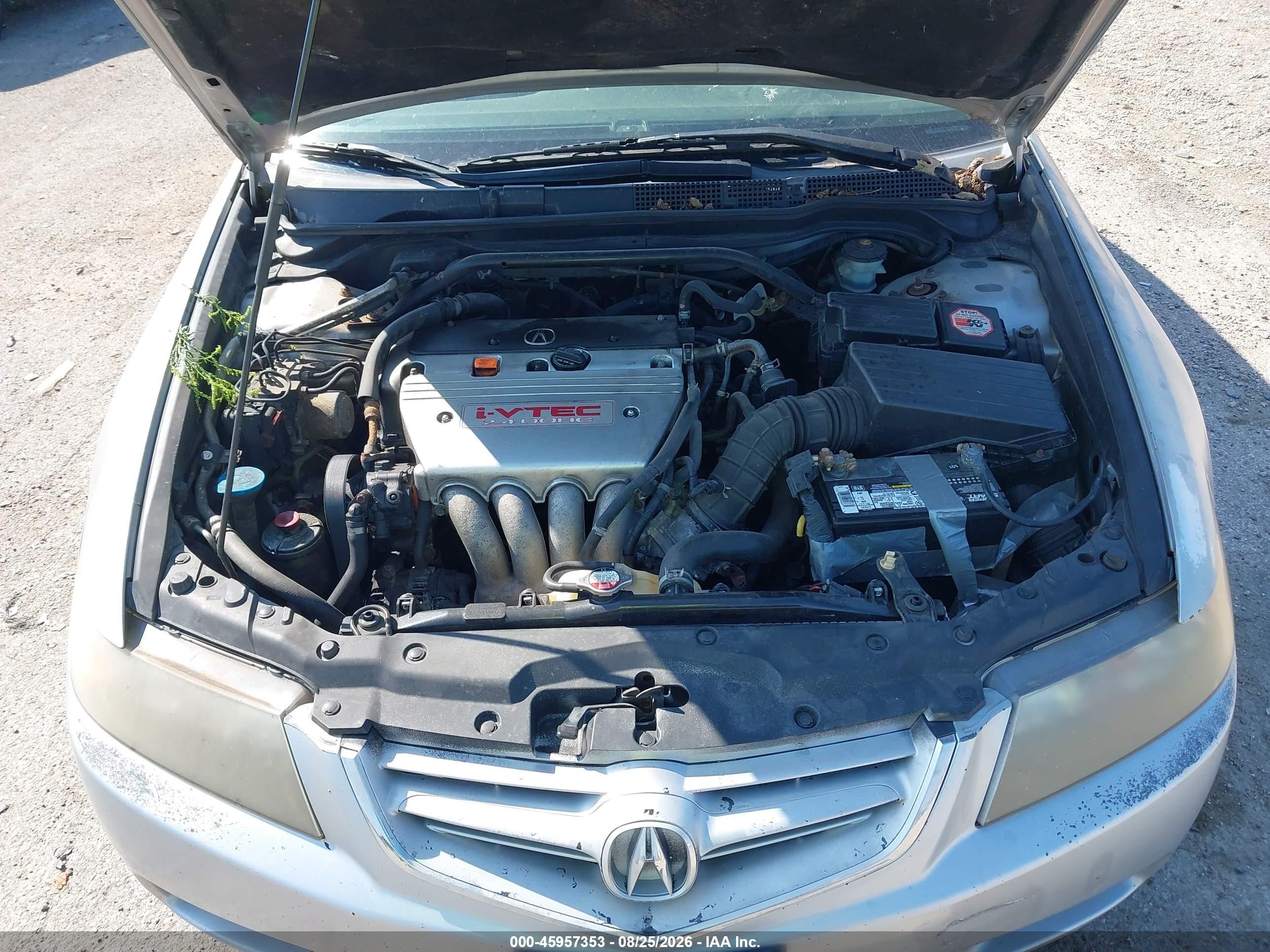 2005 Acura Tsx   Silver vin: JH4CL96975C023570