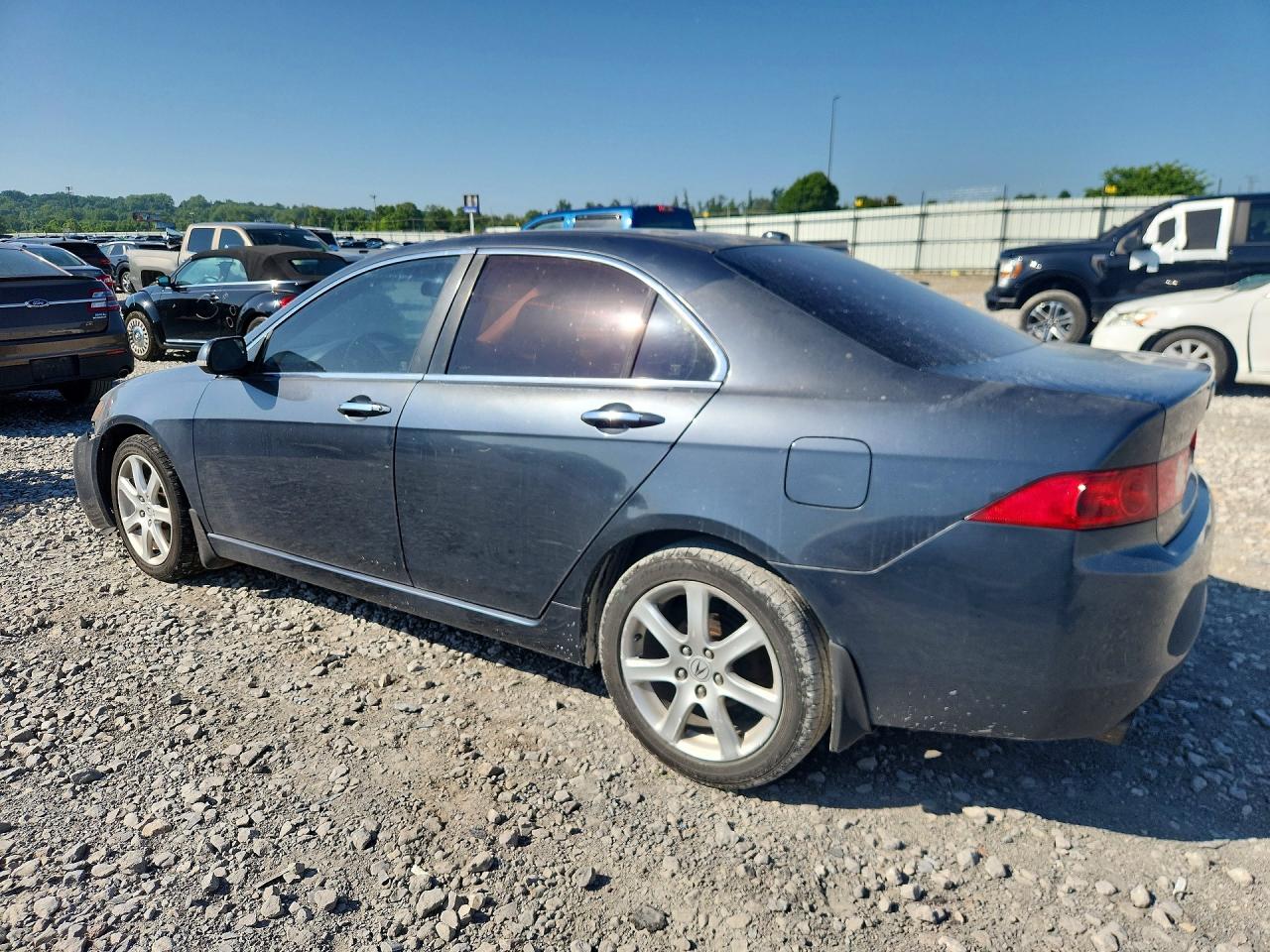 2005 Acura Tsx Gray vin: JH4CL96975C030762