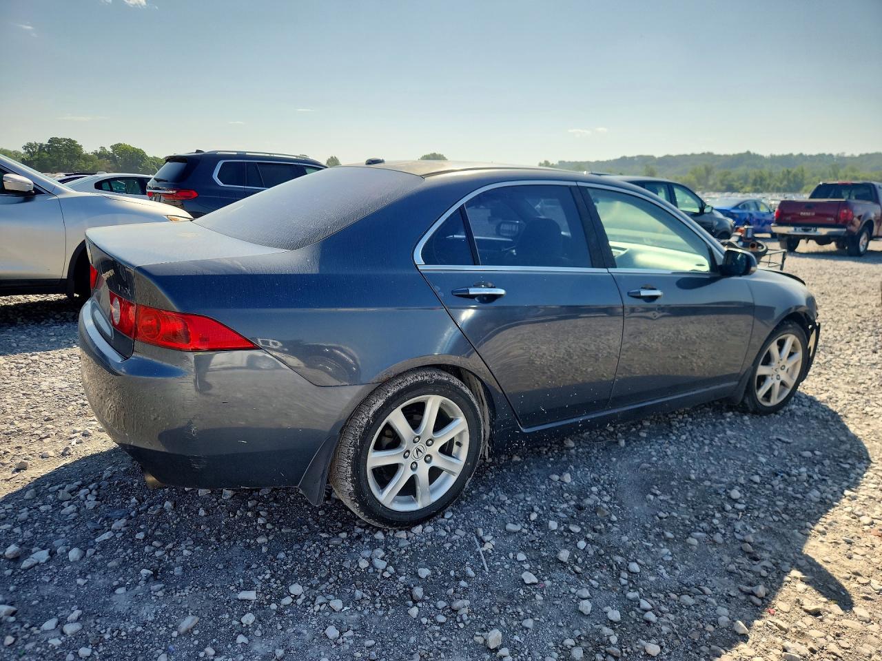 2005 Acura Tsx Gray vin: JH4CL96975C030762