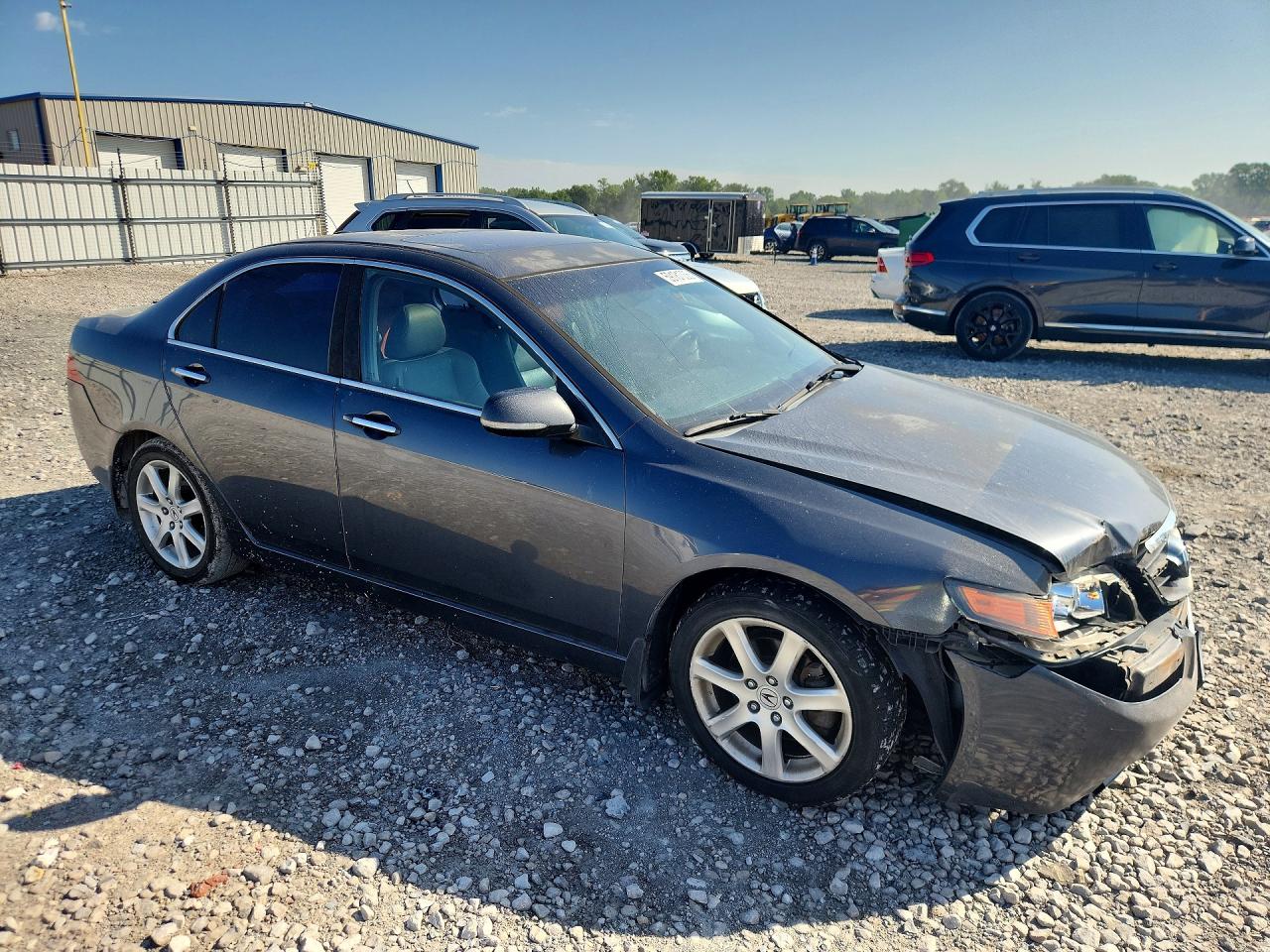 2005 Acura Tsx Gray vin: JH4CL96975C030762