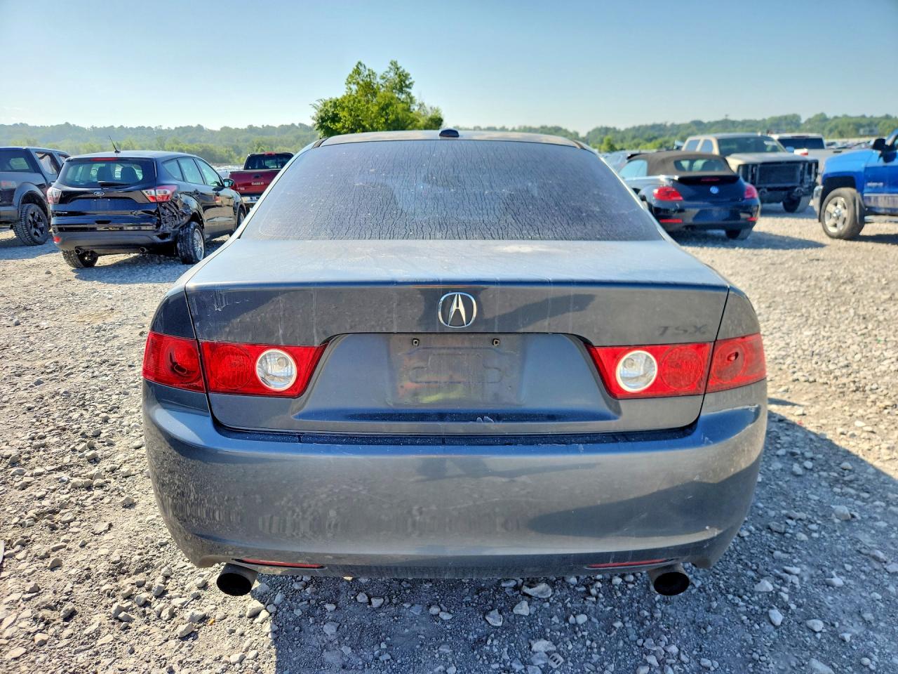 2005 Acura Tsx Gray vin: JH4CL96975C030762