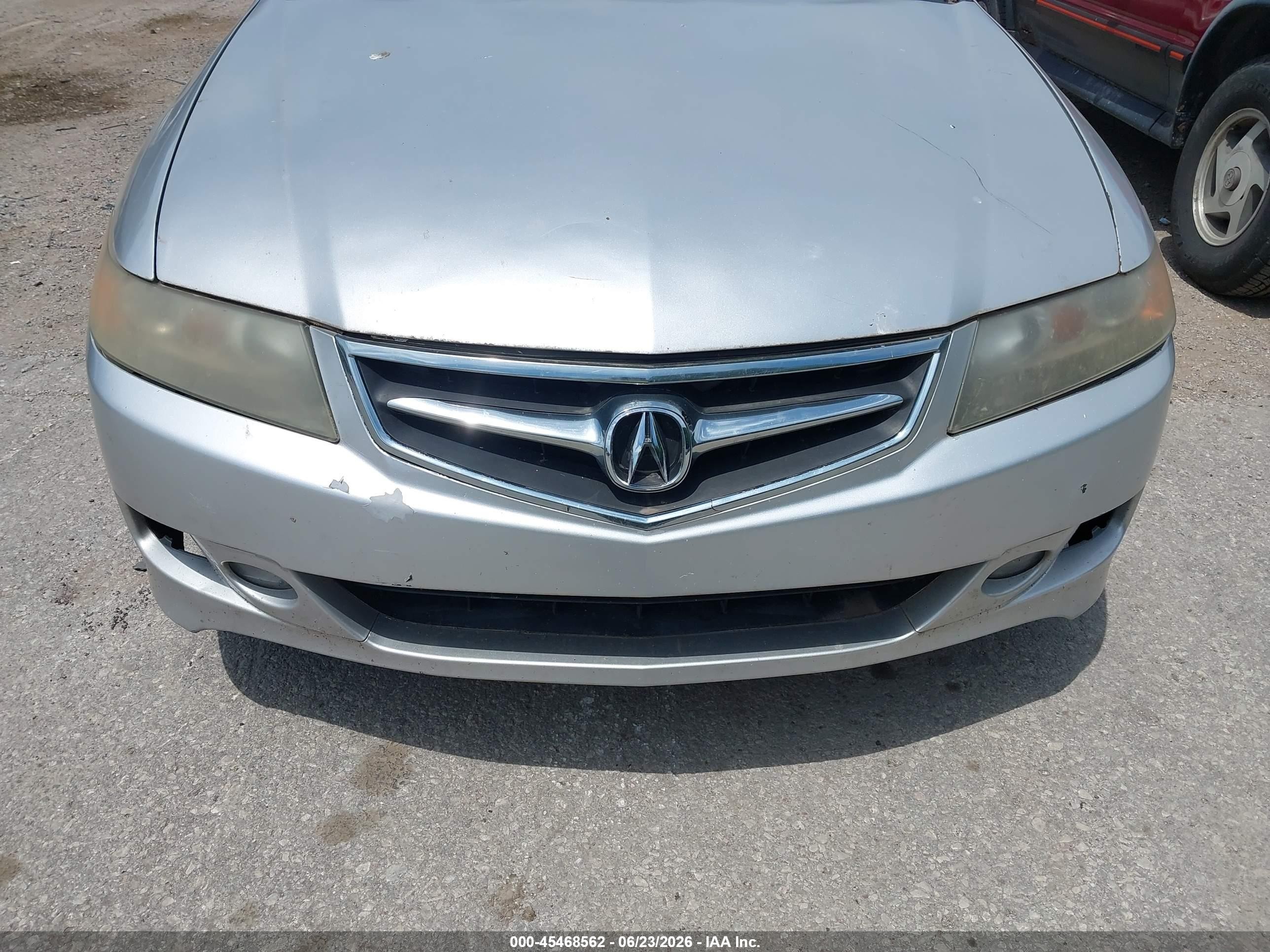 2006 Acura Tsx   Gray vin: JH4CL96976C038720