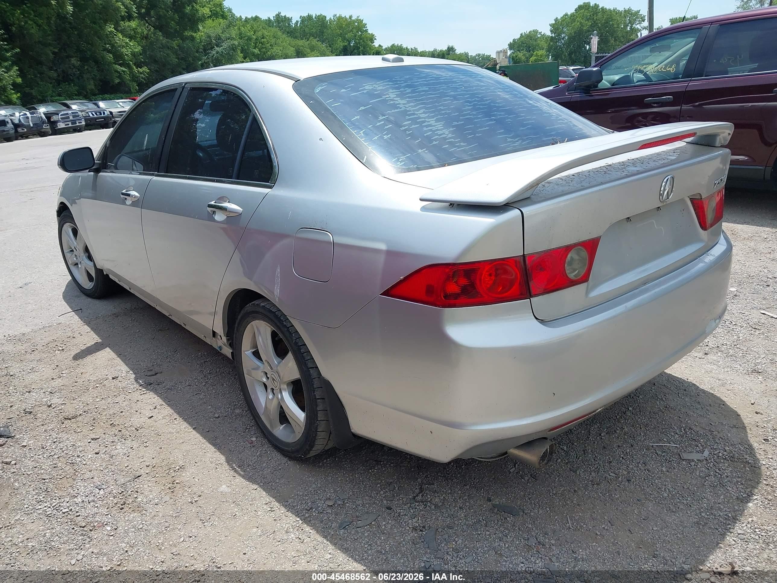 2006 Acura Tsx   Gray vin: JH4CL96976C038720
