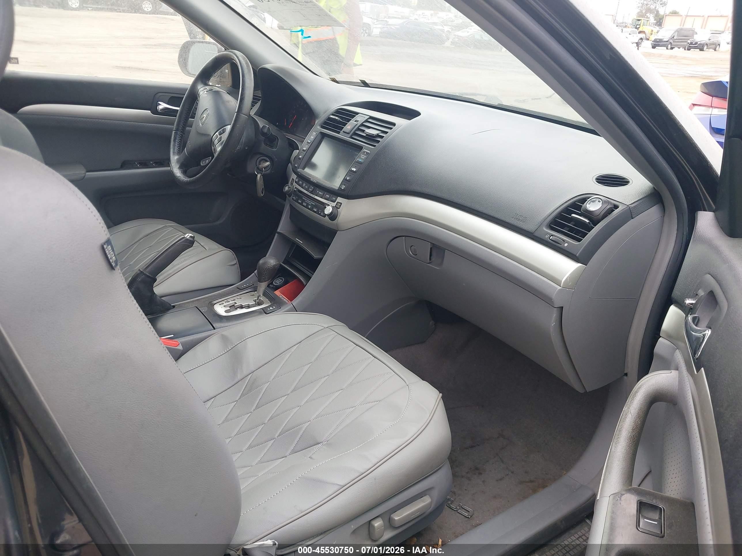 2007 Acura Tsx   Gray vin: JH4CL96977C009297