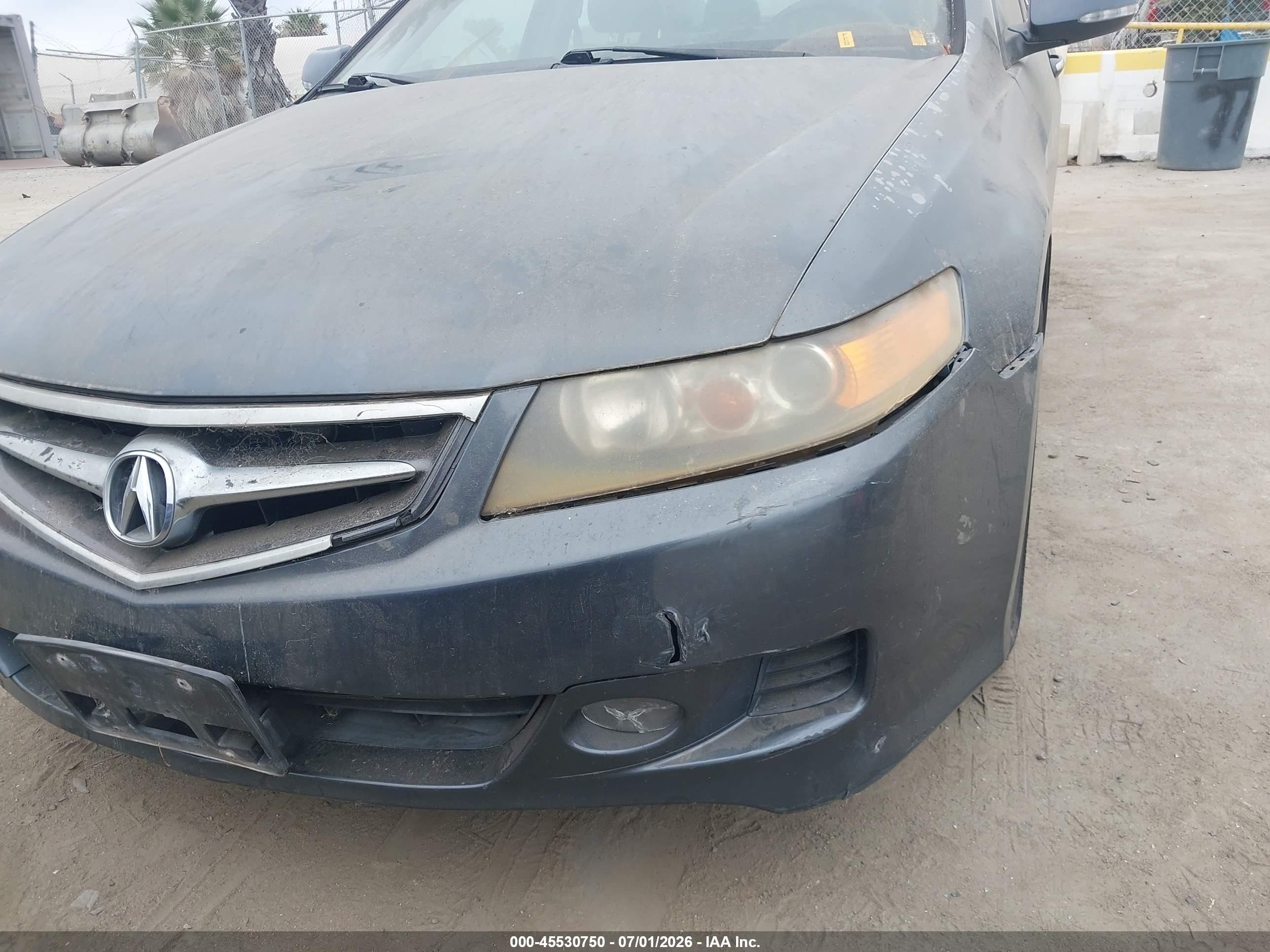 2007 Acura Tsx   Gray vin: JH4CL96977C009297
