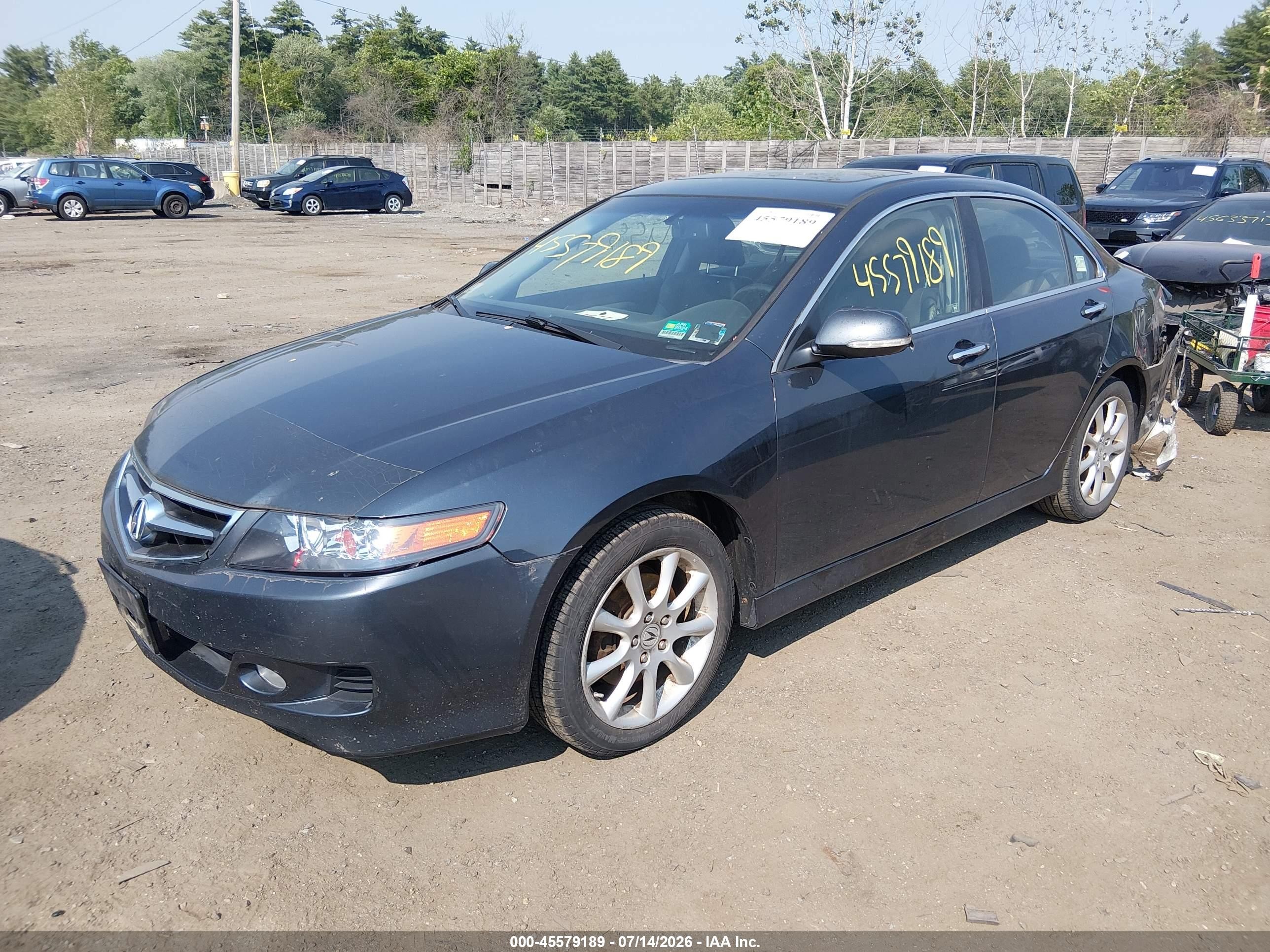 2007 Acura Tsx   Gray vin: JH4CL96977C018369