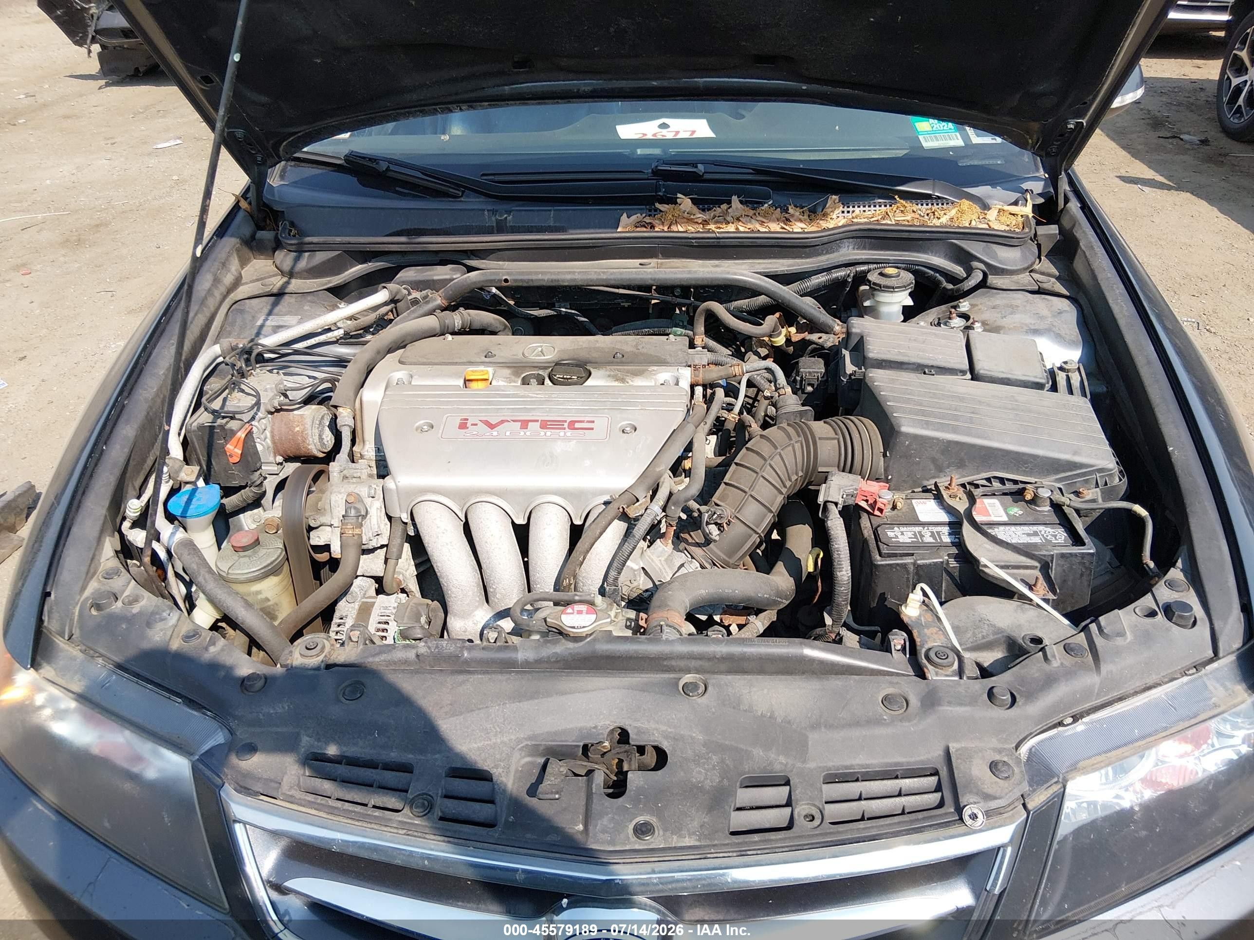 2007 Acura Tsx   Gray vin: JH4CL96977C018369