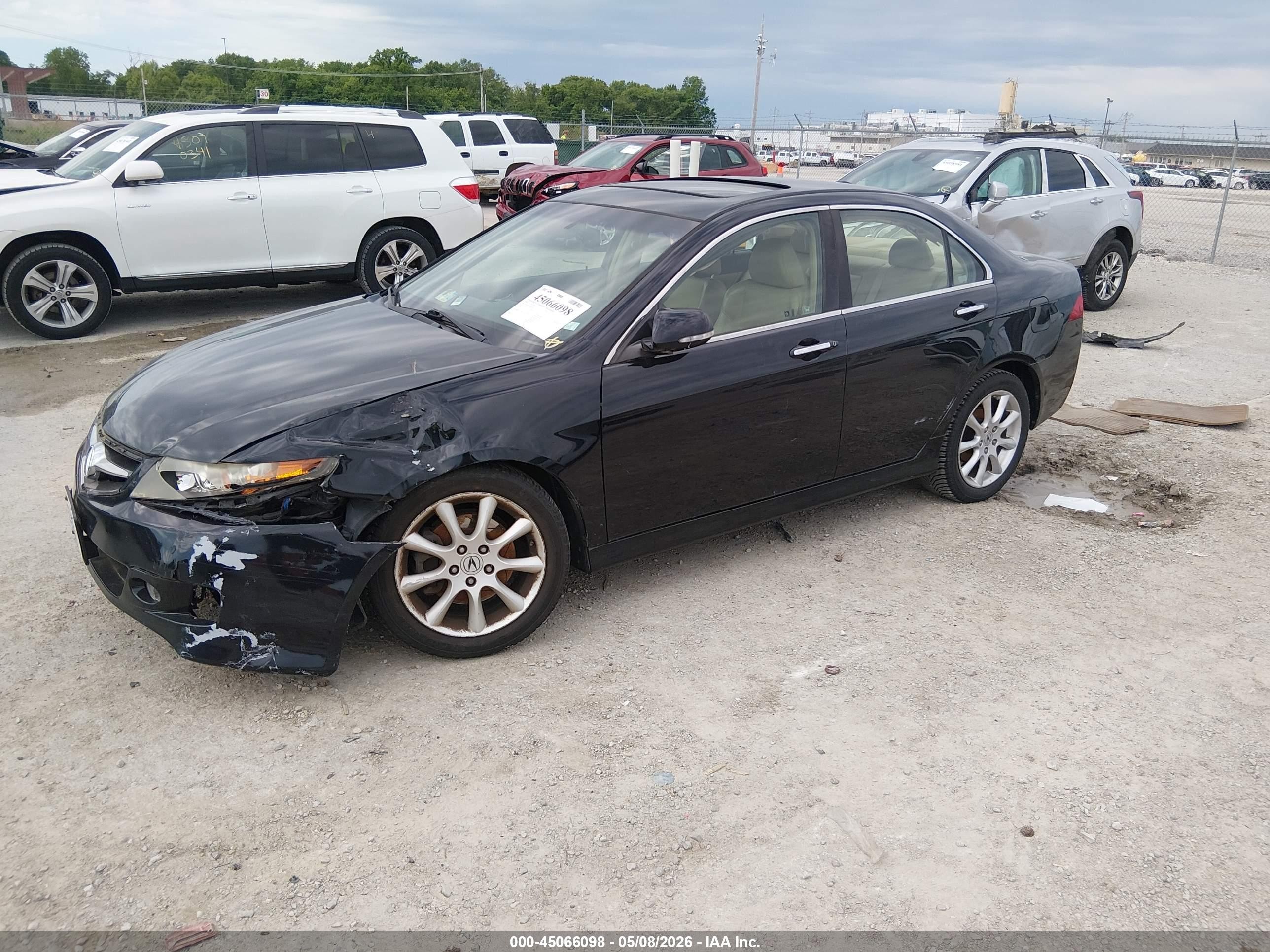 2008 Acura Tsx   Black vin: JH4CL96978C001296