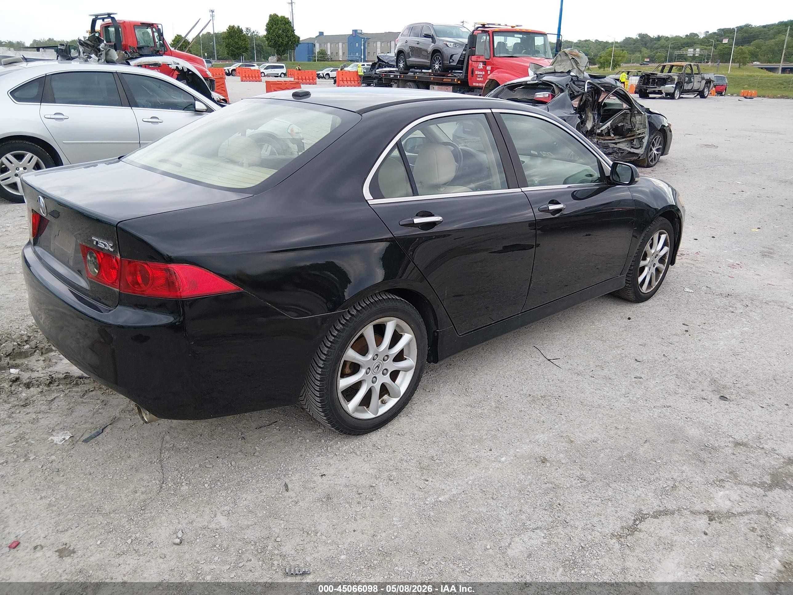 2008 Acura Tsx   Black vin: JH4CL96978C001296