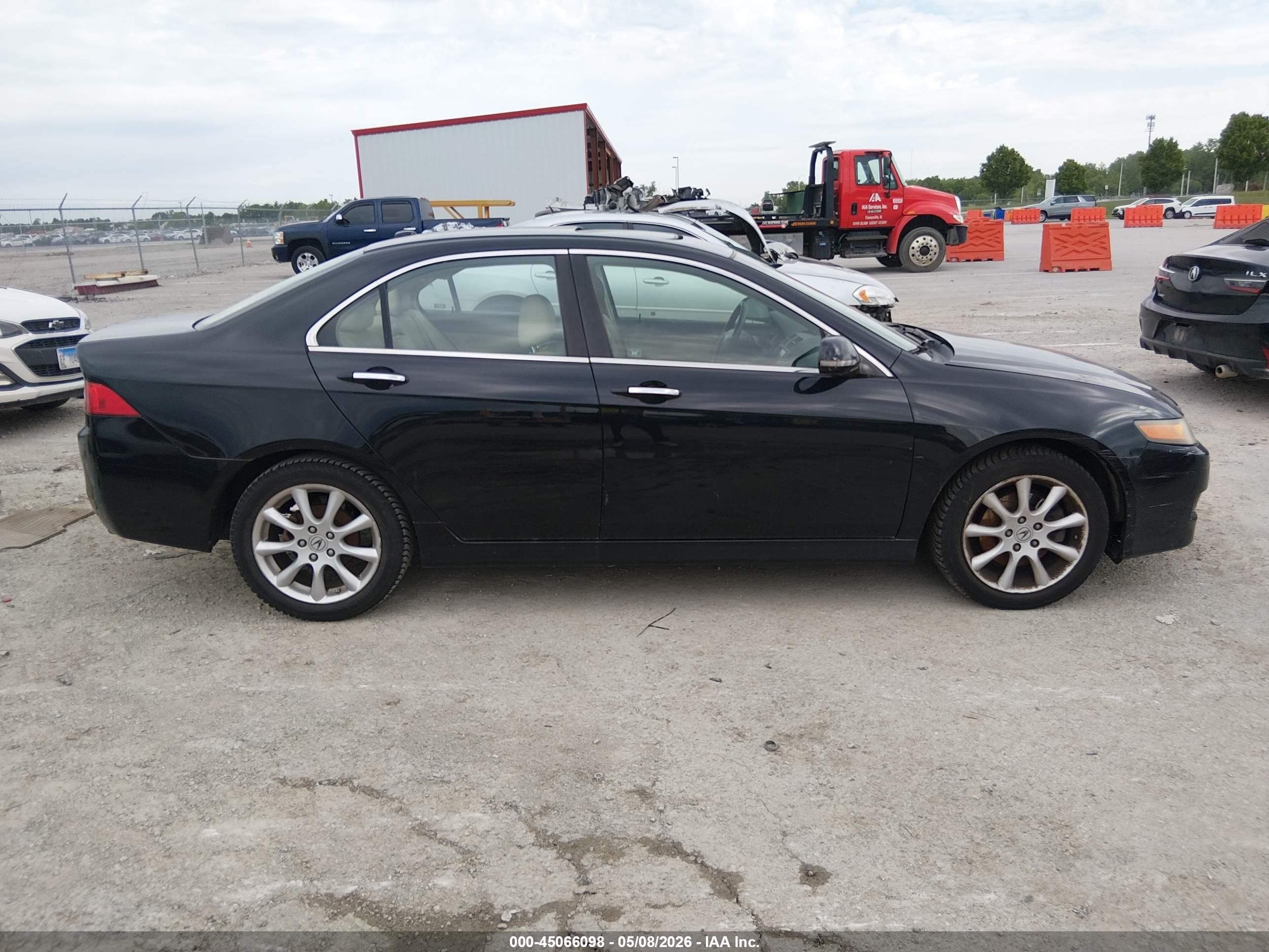 2008 Acura Tsx   Black vin: JH4CL96978C001296