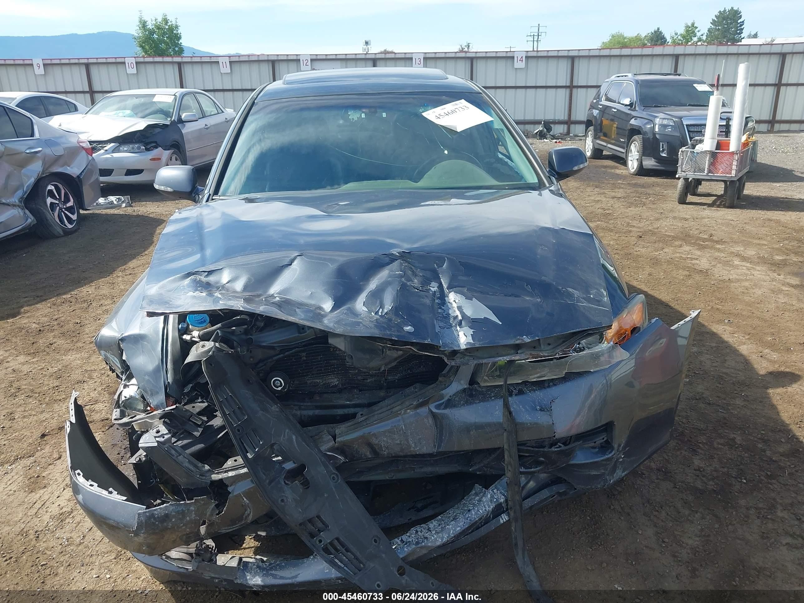 2008 Acura Tsx   Gray vin: JH4CL96978C001475