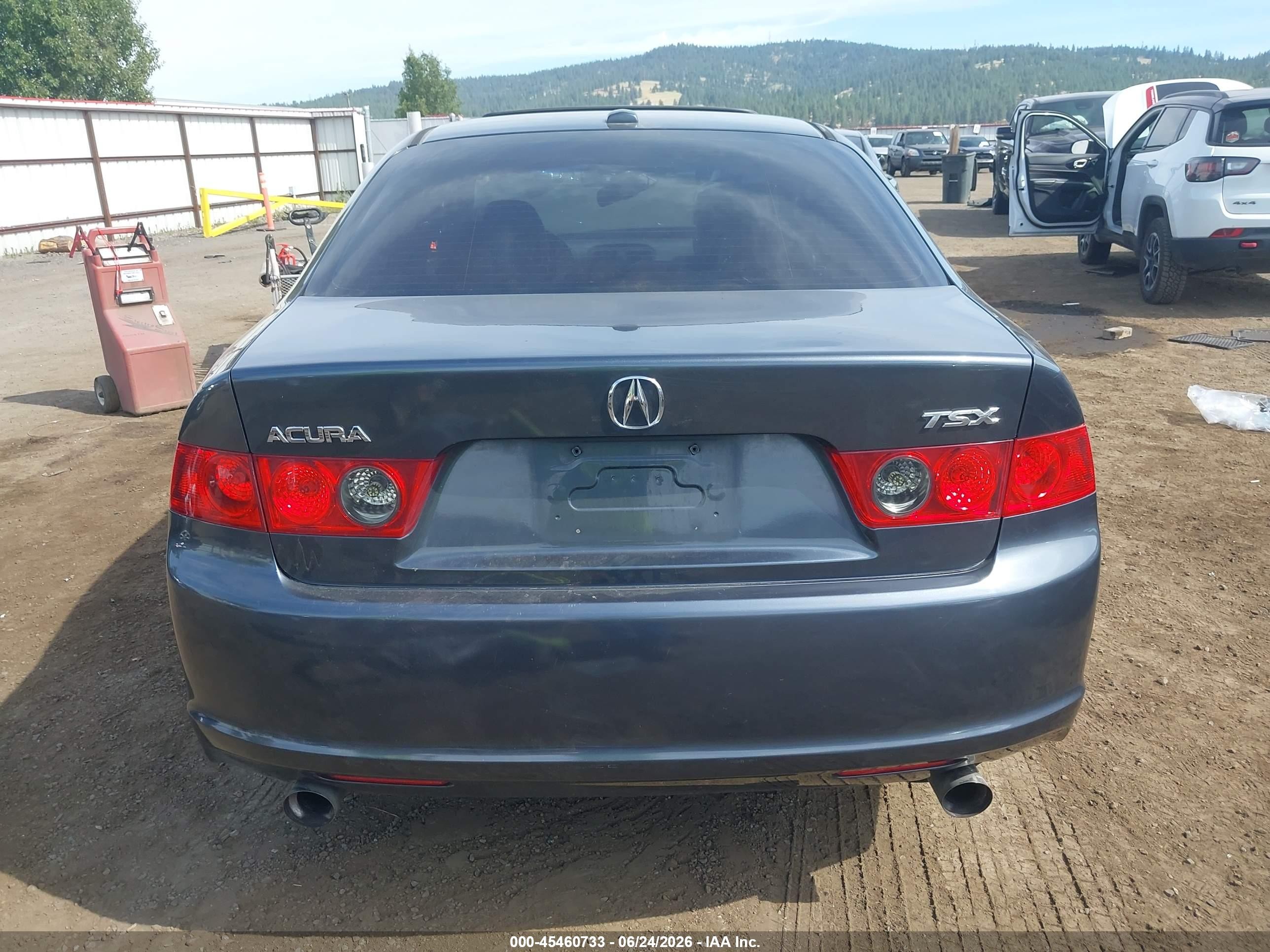 2008 Acura Tsx   Gray vin: JH4CL96978C001475