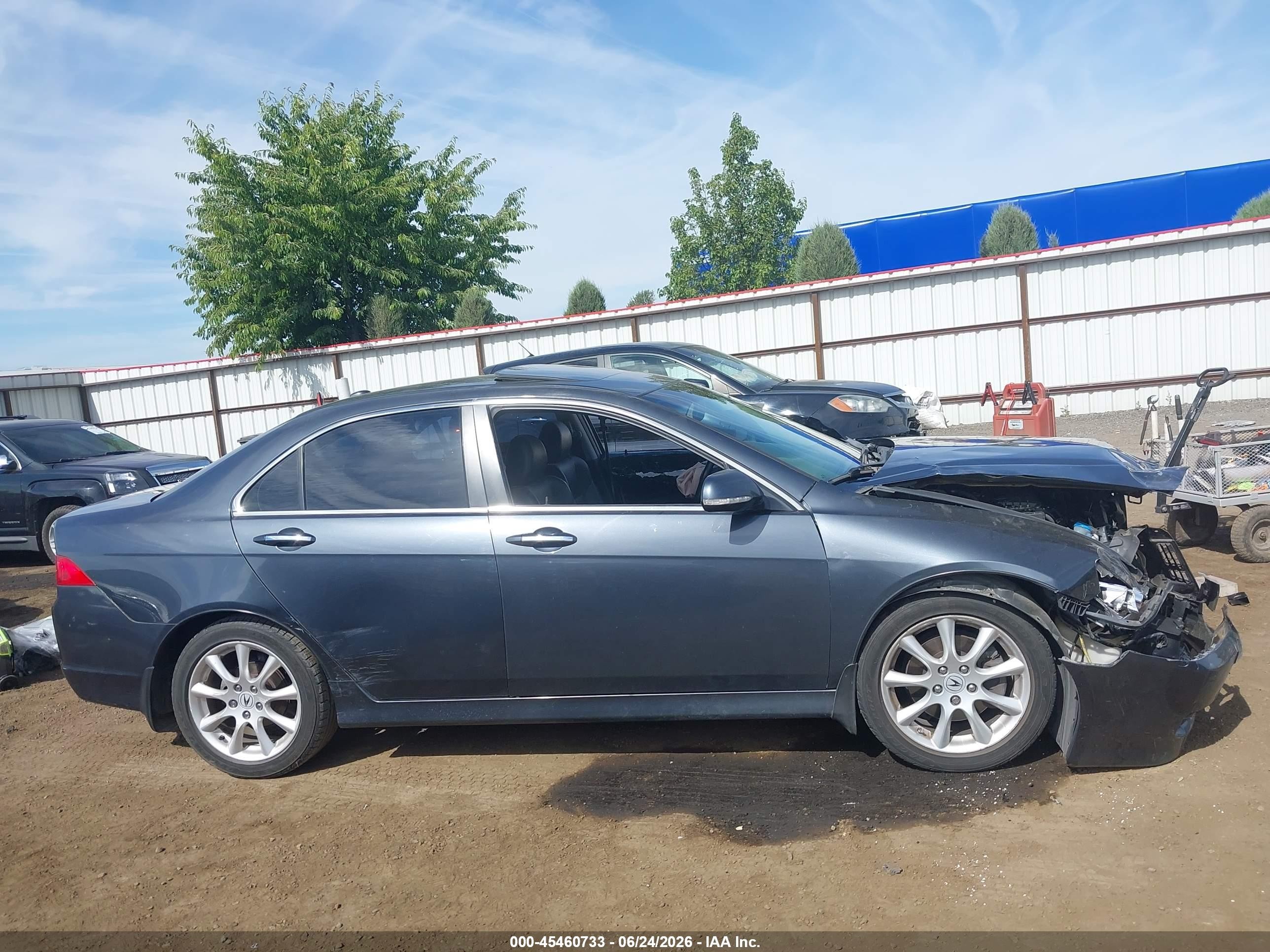 2008 Acura Tsx   Gray vin: JH4CL96978C001475