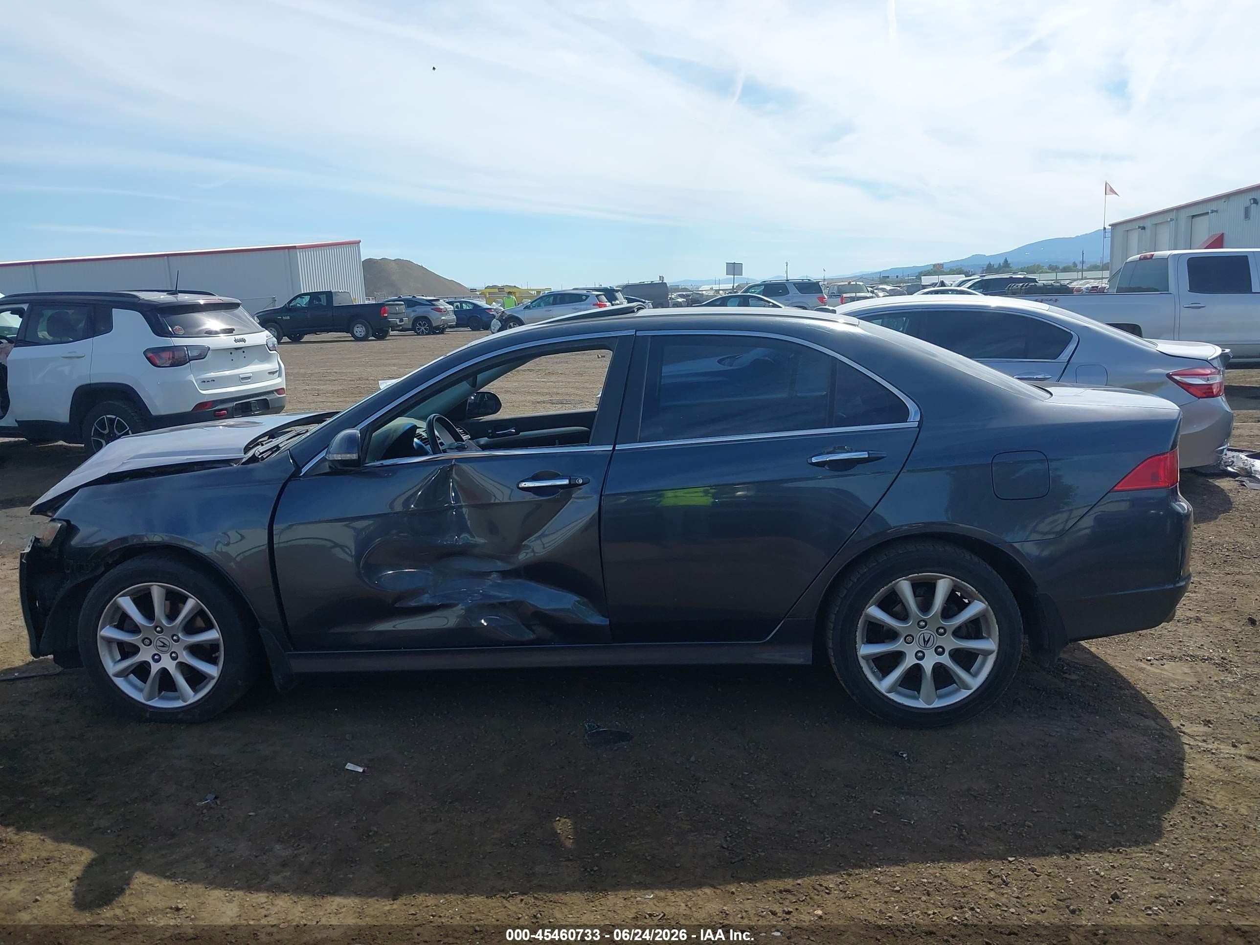 2008 Acura Tsx   Gray vin: JH4CL96978C001475