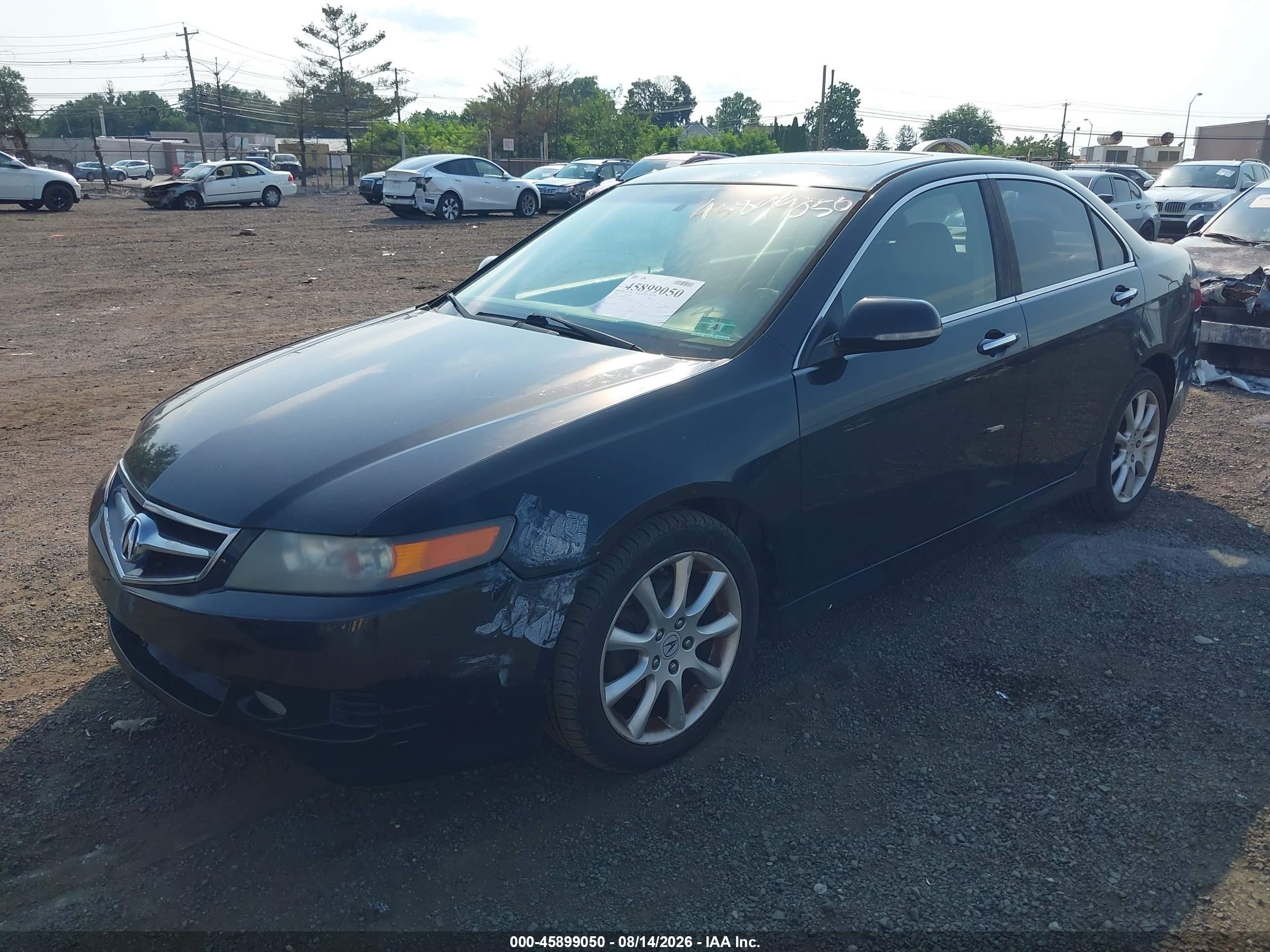 2008 Acura Tsx   Black vin: JH4CL96978C013254
