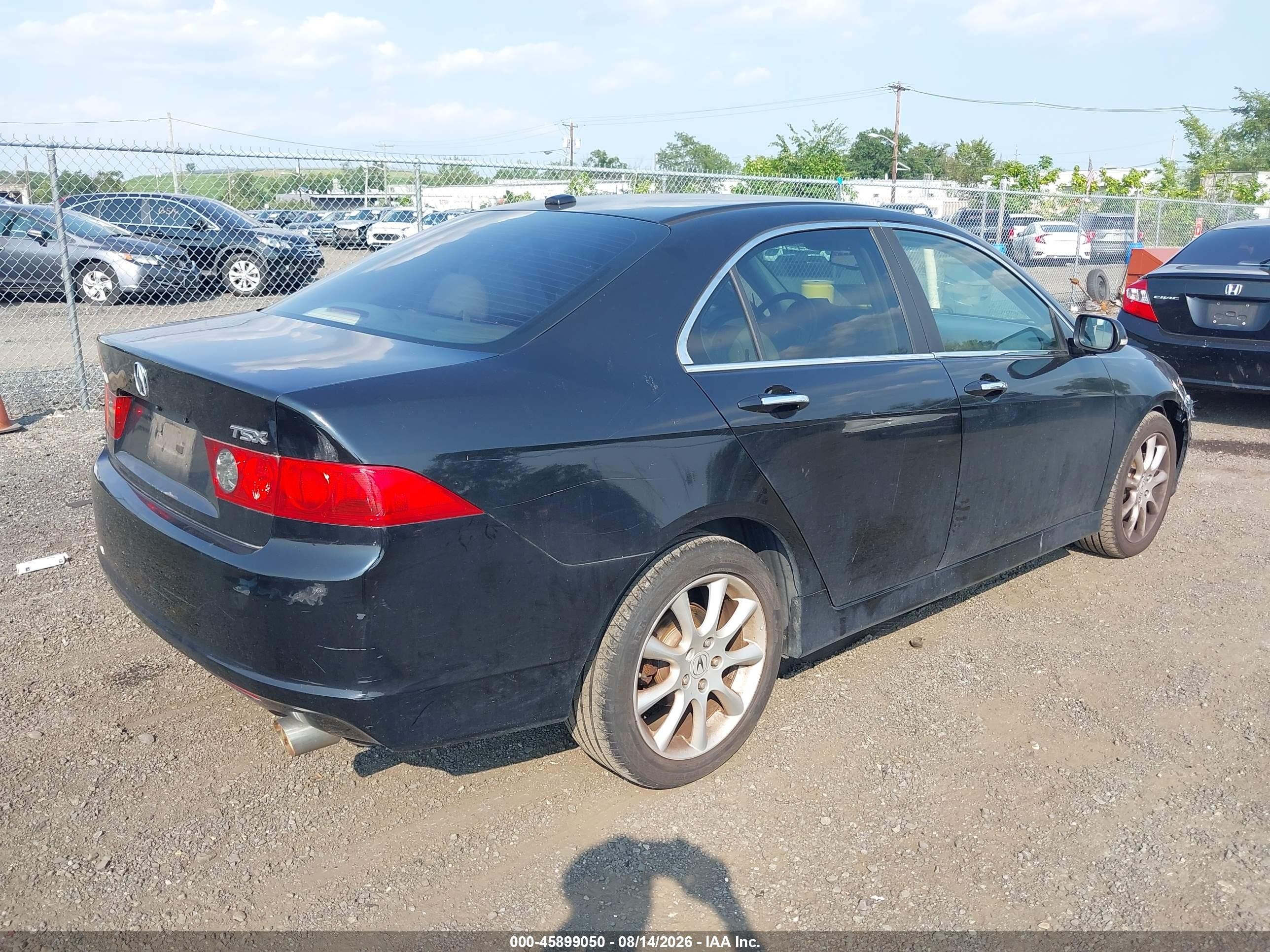 2008 Acura Tsx   Black vin: JH4CL96978C013254