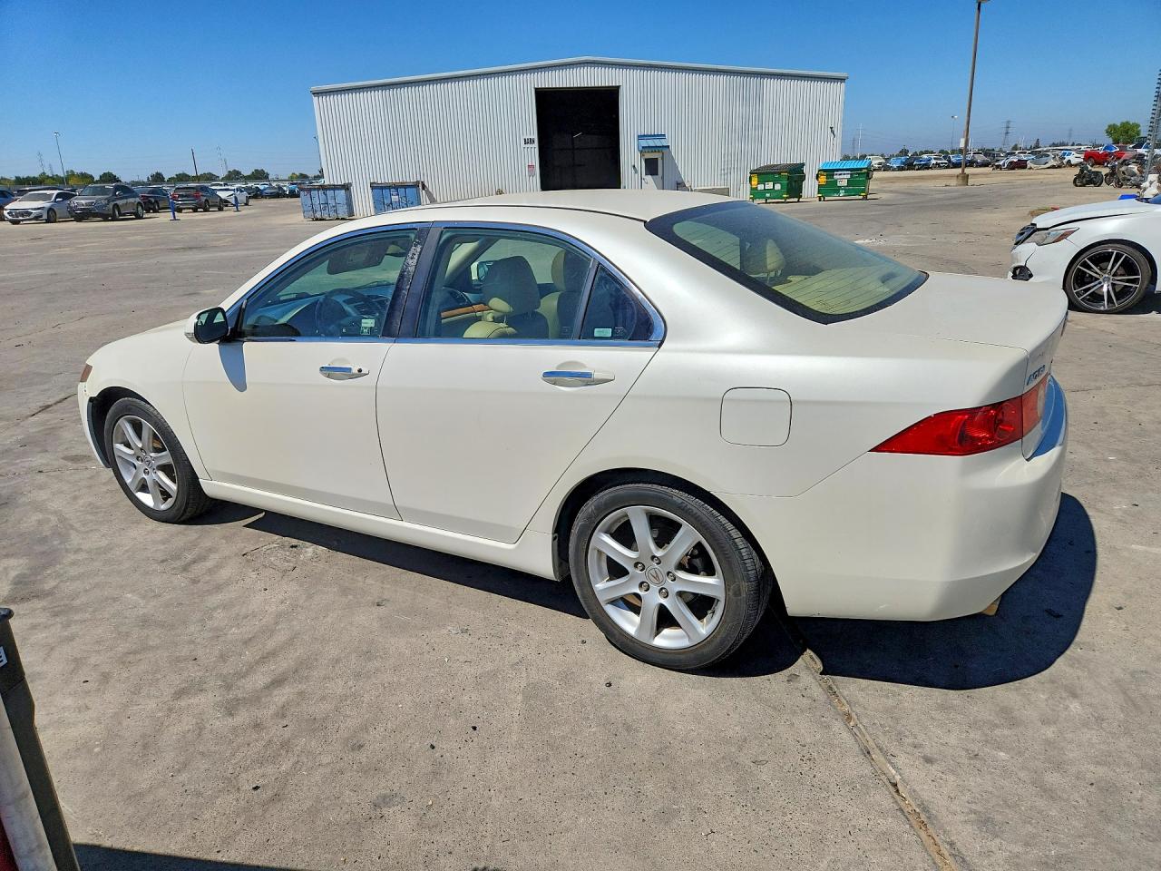 2004 Acura Tsx White vin: JH4CL96984C042840