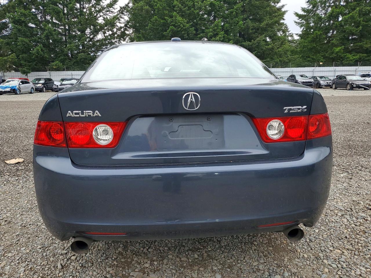 2005 Acura Tsx Gray vin: JH4CL96985C001626