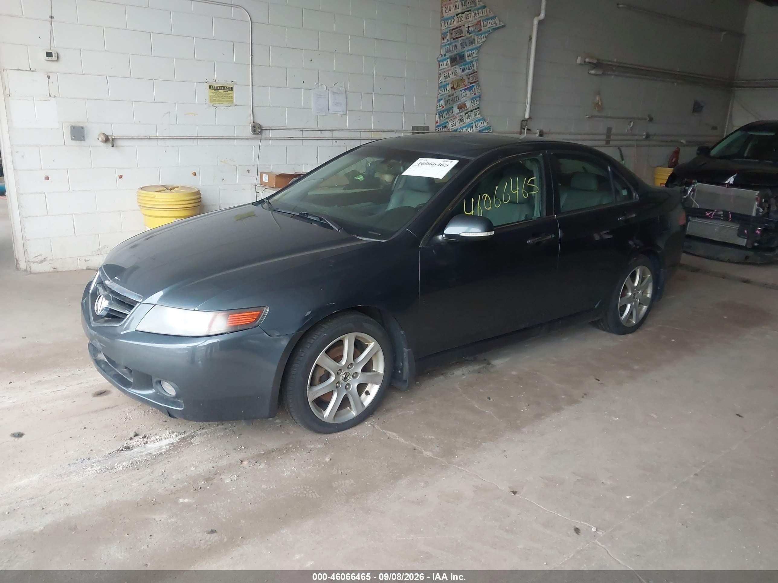 2005 Acura Tsx Gray vin: JH4CL96985C009869