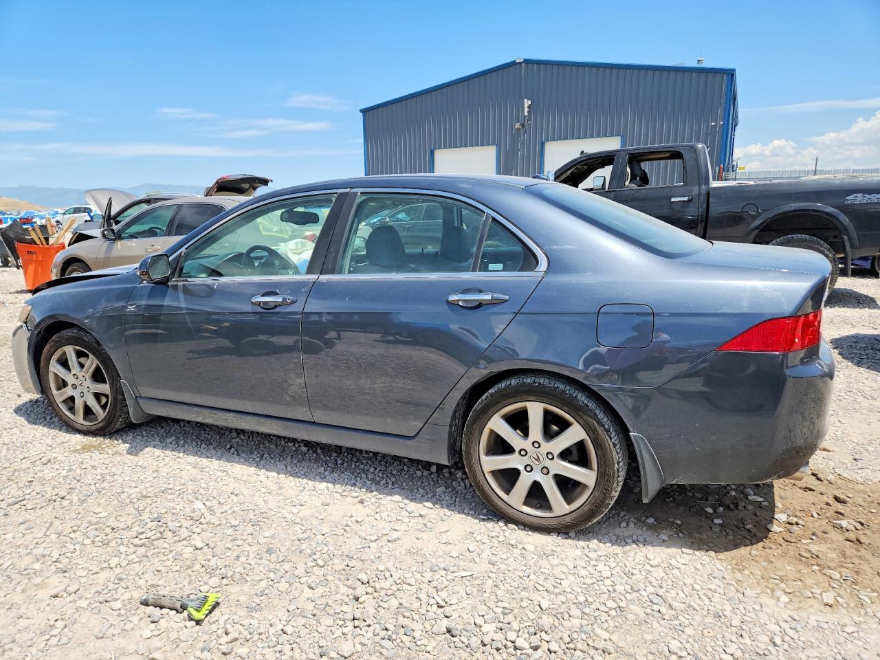 2005 Acura Tsx Gray vin: JH4CL96985C014893