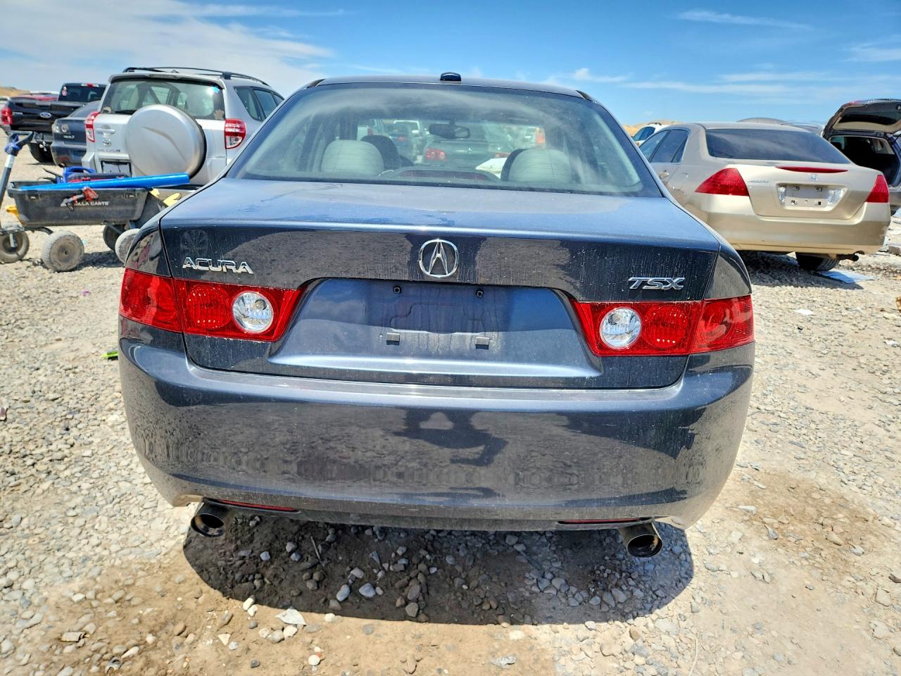 2005 Acura Tsx Gray vin: JH4CL96985C014893