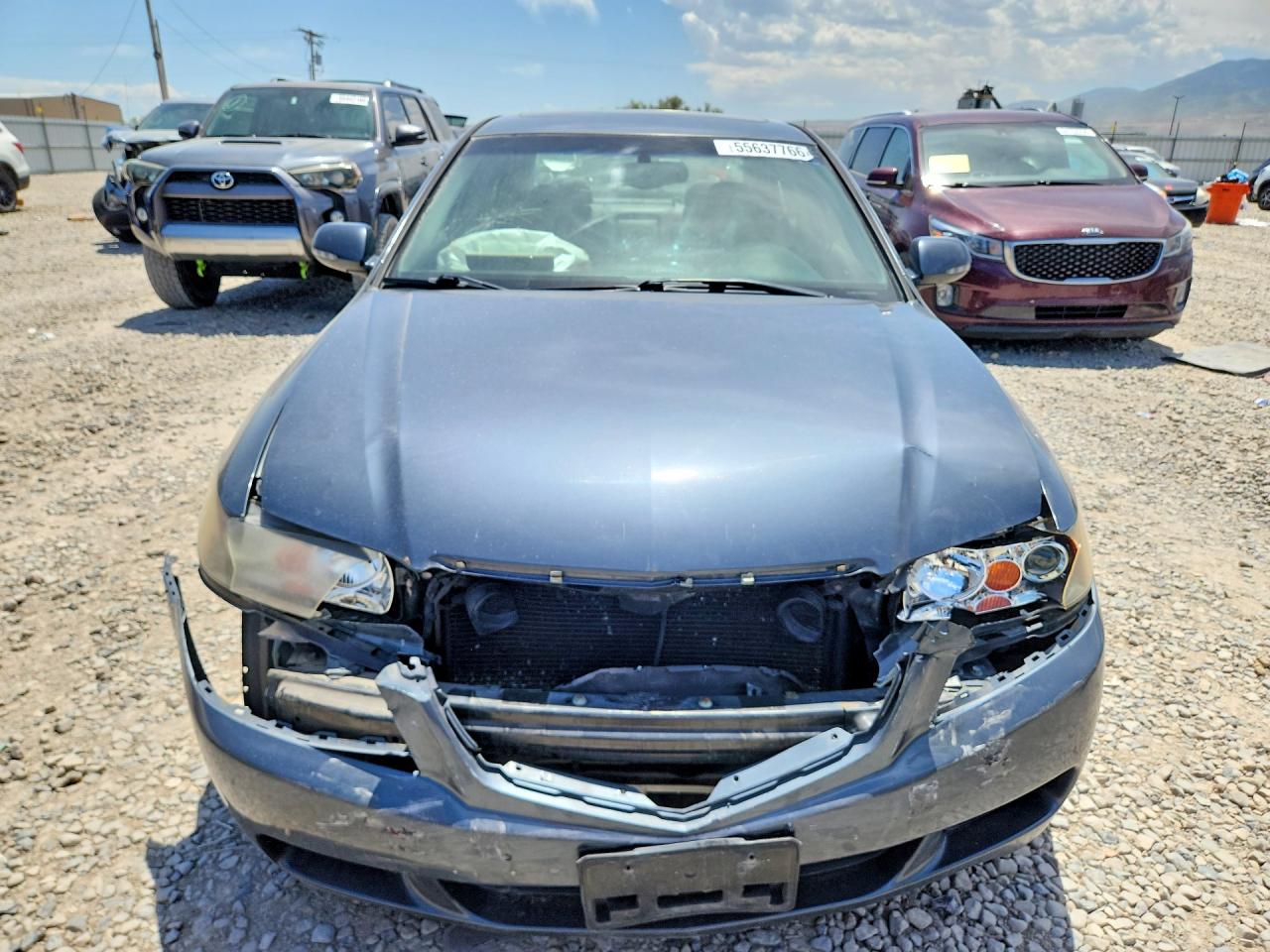 2005 Acura Tsx Gray vin: JH4CL96985C014893