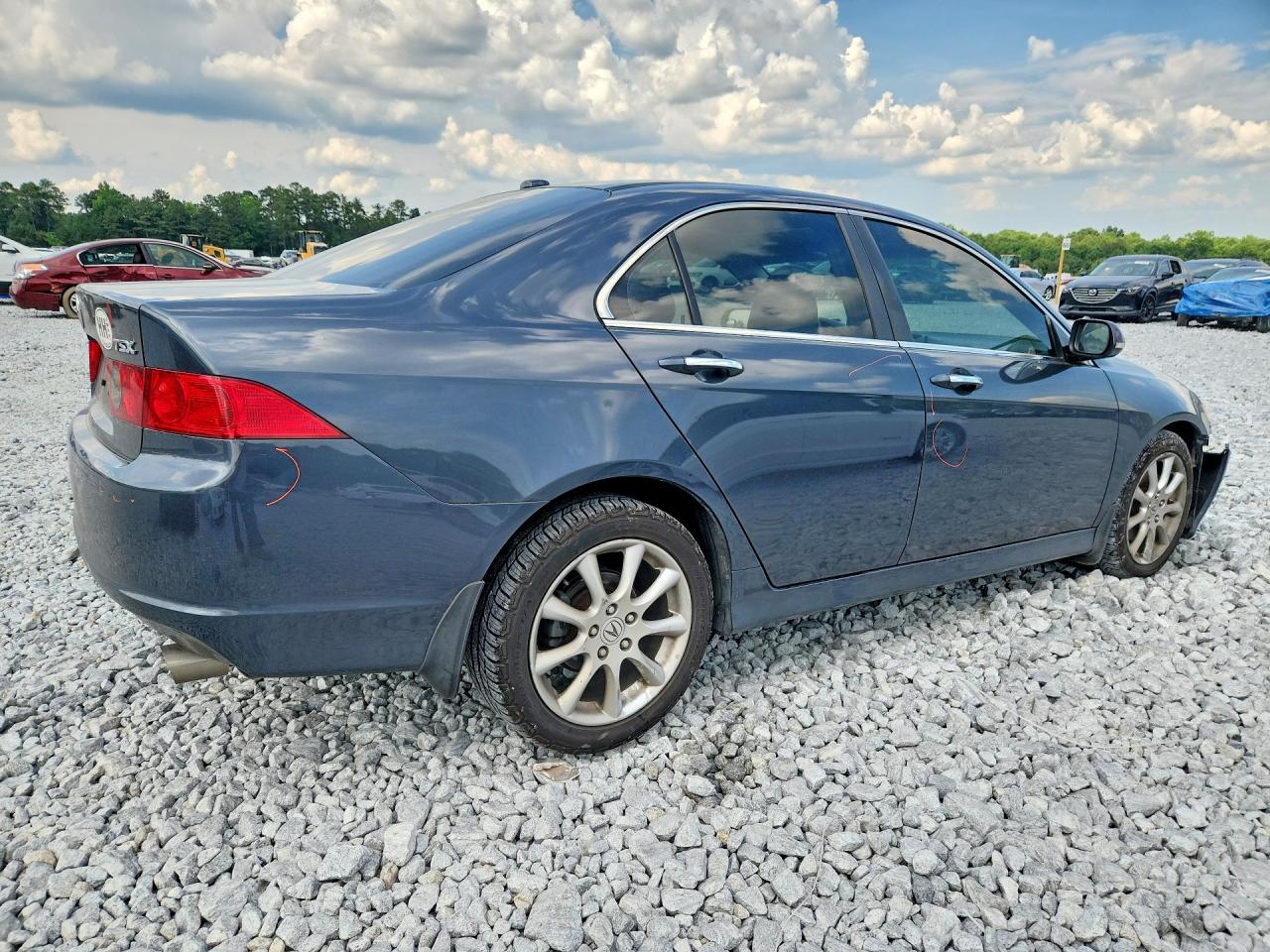 2006 Acura Tsx Gray vin: JH4CL96986C016273