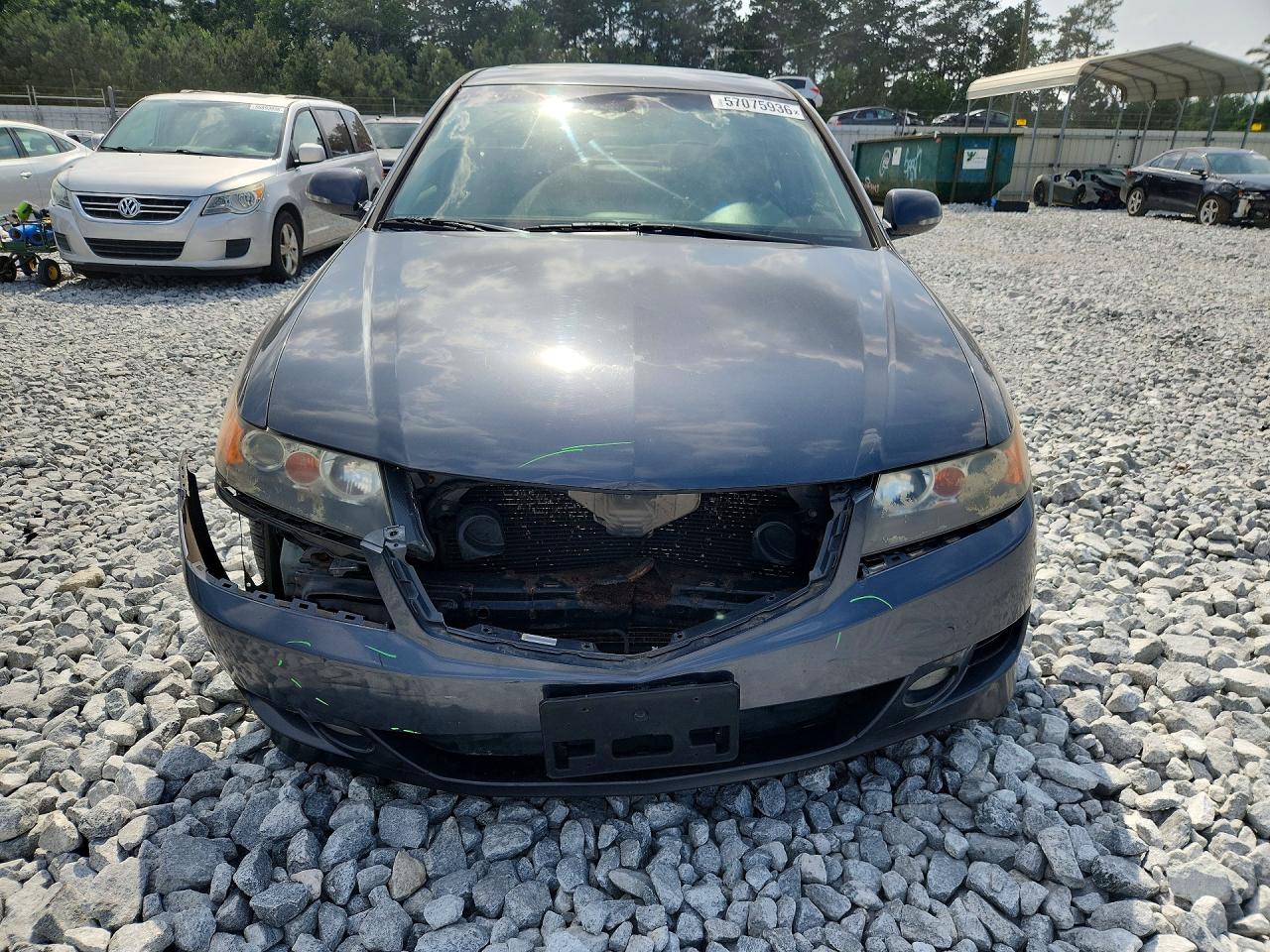 2006 Acura Tsx Gray vin: JH4CL96986C016273