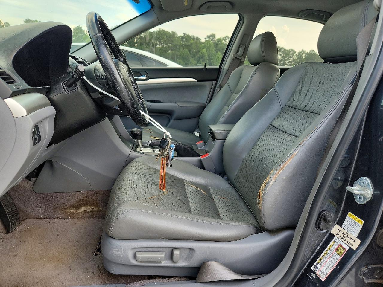 2006 Acura Tsx Gray vin: JH4CL96986C016273