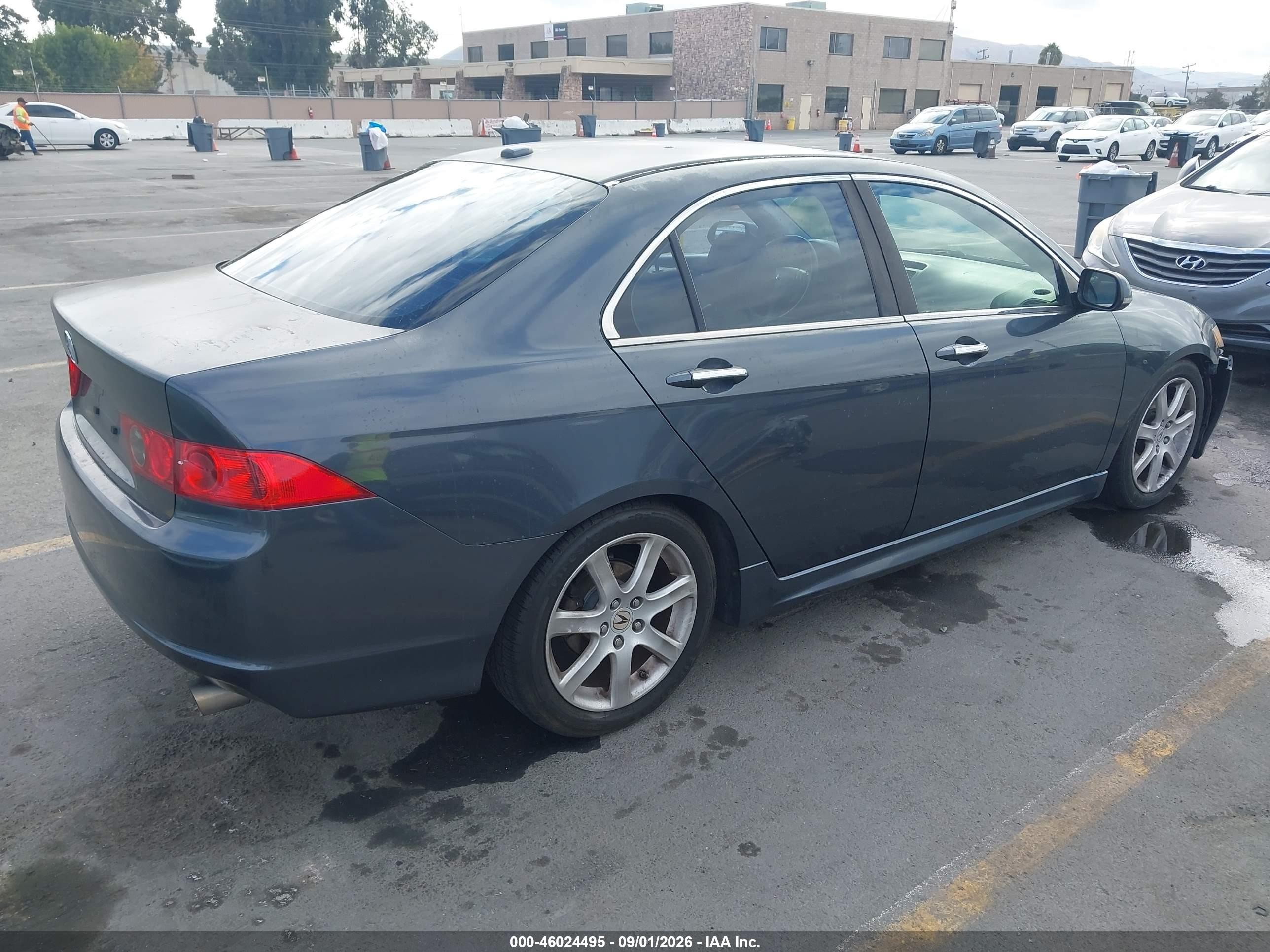2007 Acura Tsx Серый vin: JH4CL96987C007042