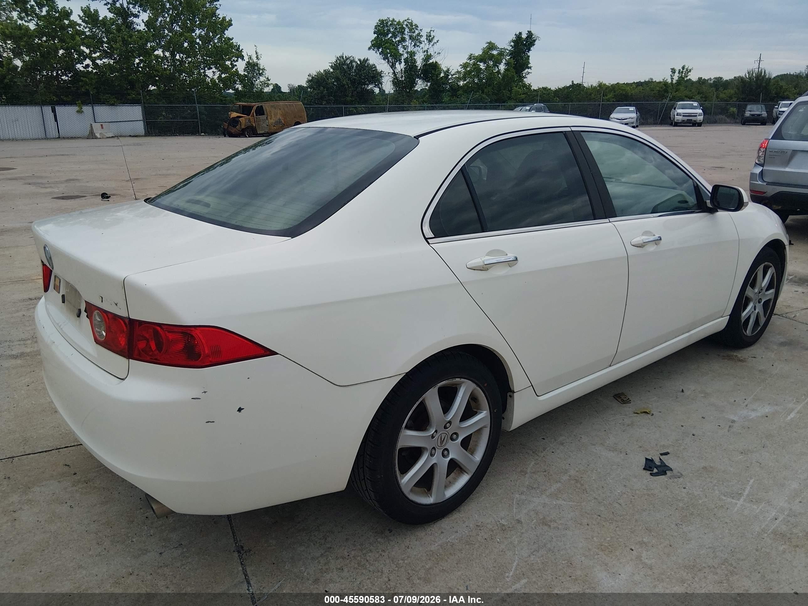 2004 Acura Tsx   White vin: JH4CL96994C008020