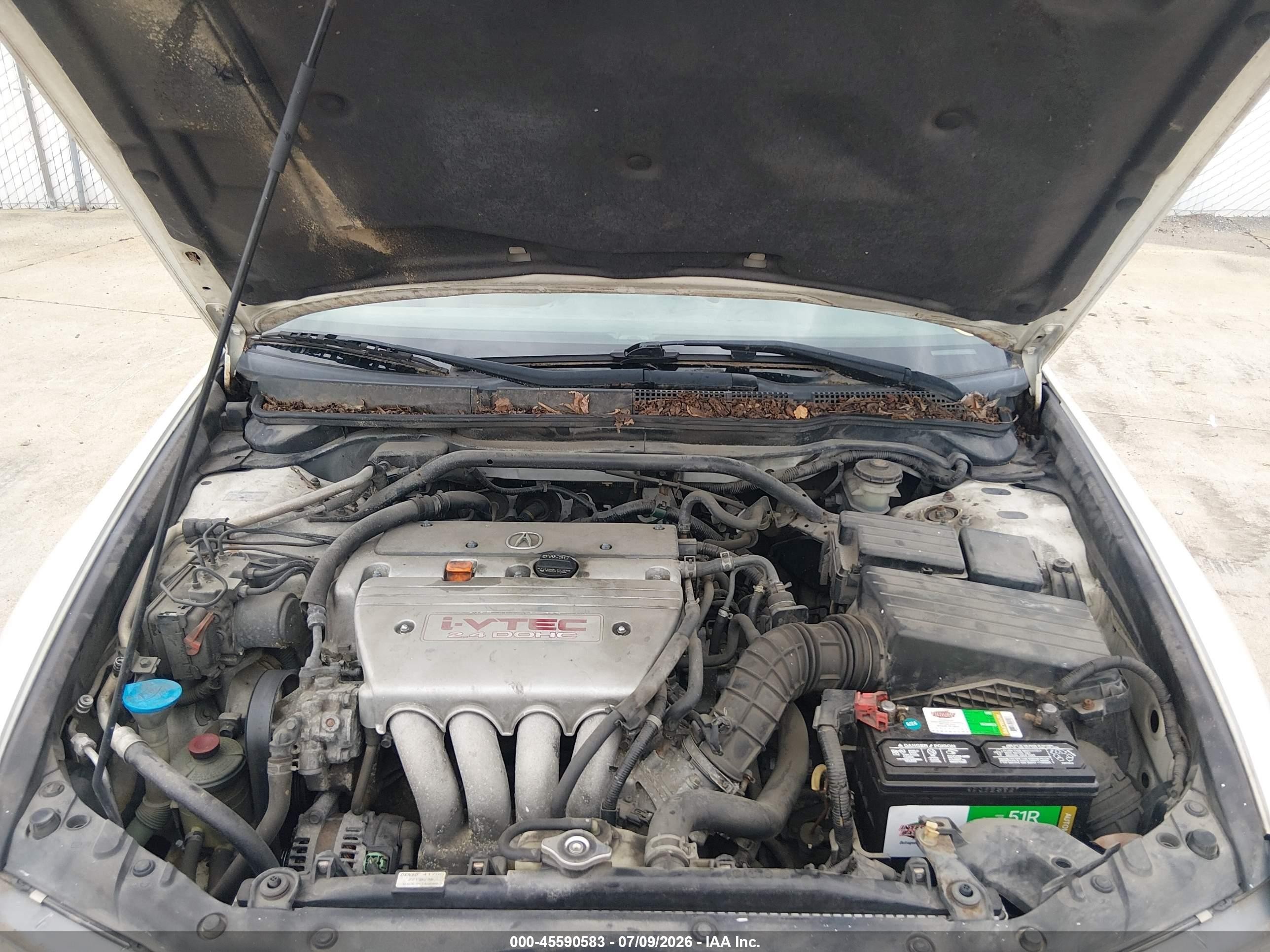 2004 Acura Tsx   White vin: JH4CL96994C008020