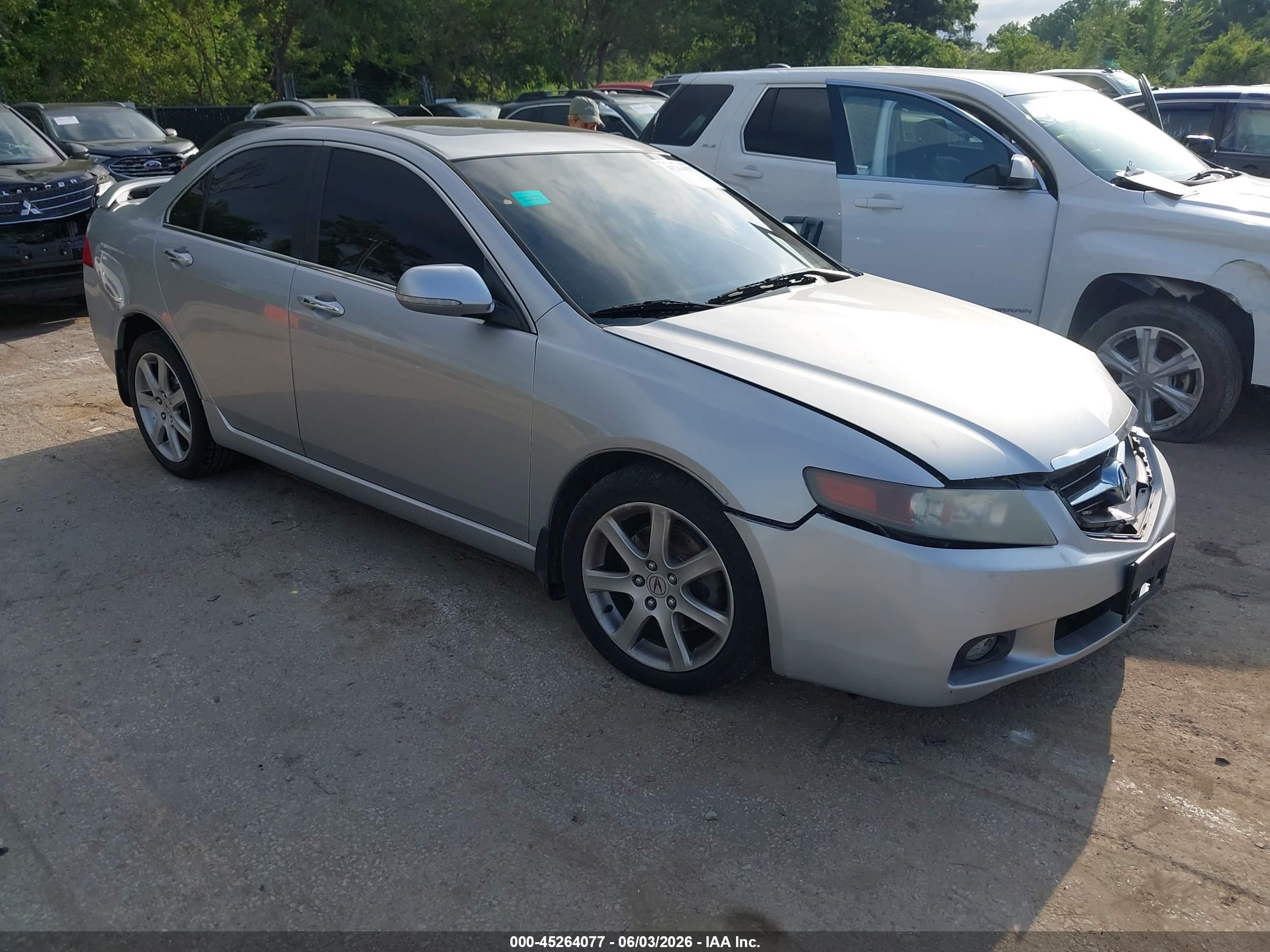 2005 Acura Tsx Base W/navigation (a5) Gray vin: JH4CL96995C000288