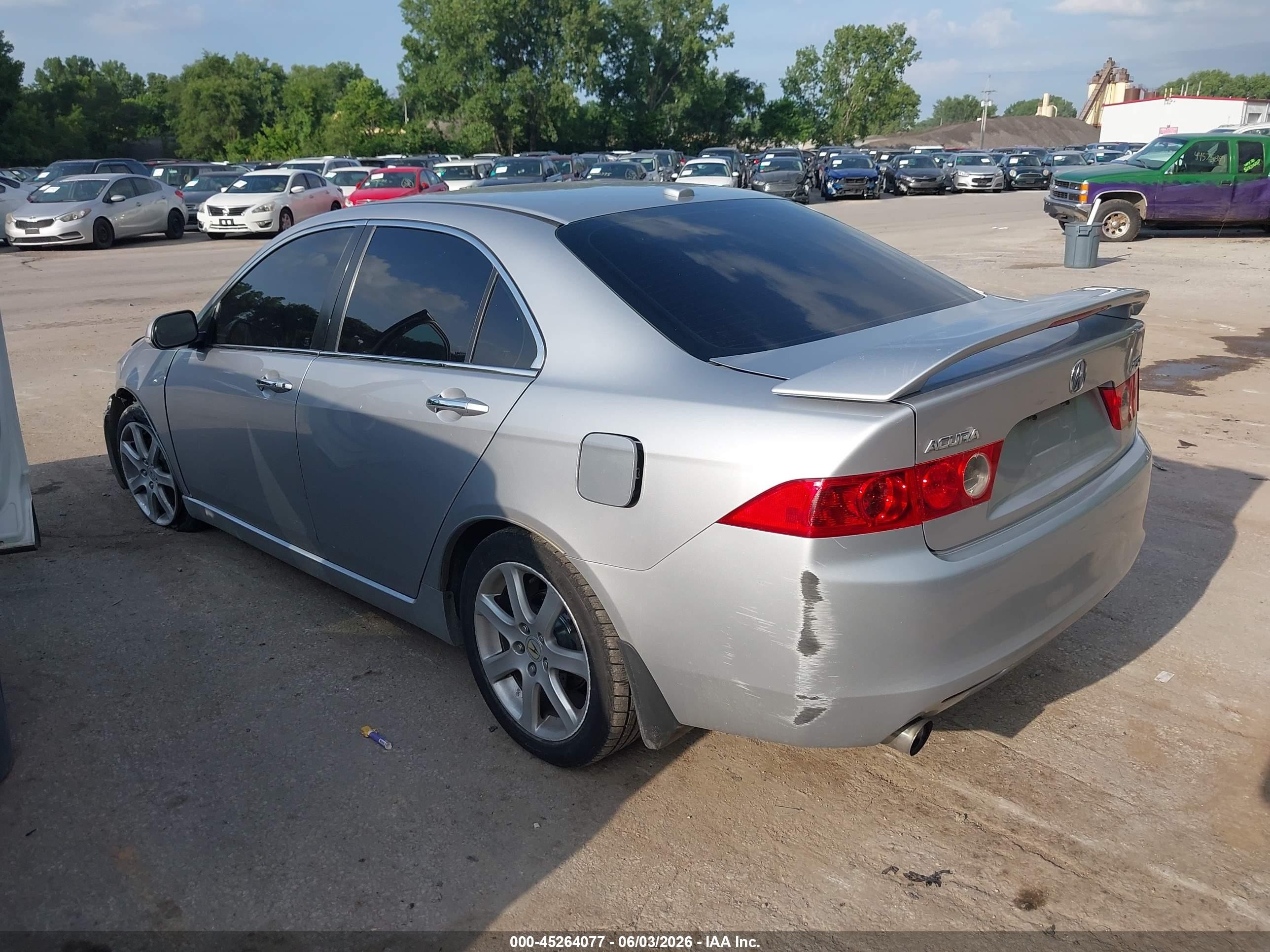 2005 Acura Tsx Base W/navigation (a5) Gray vin: JH4CL96995C000288