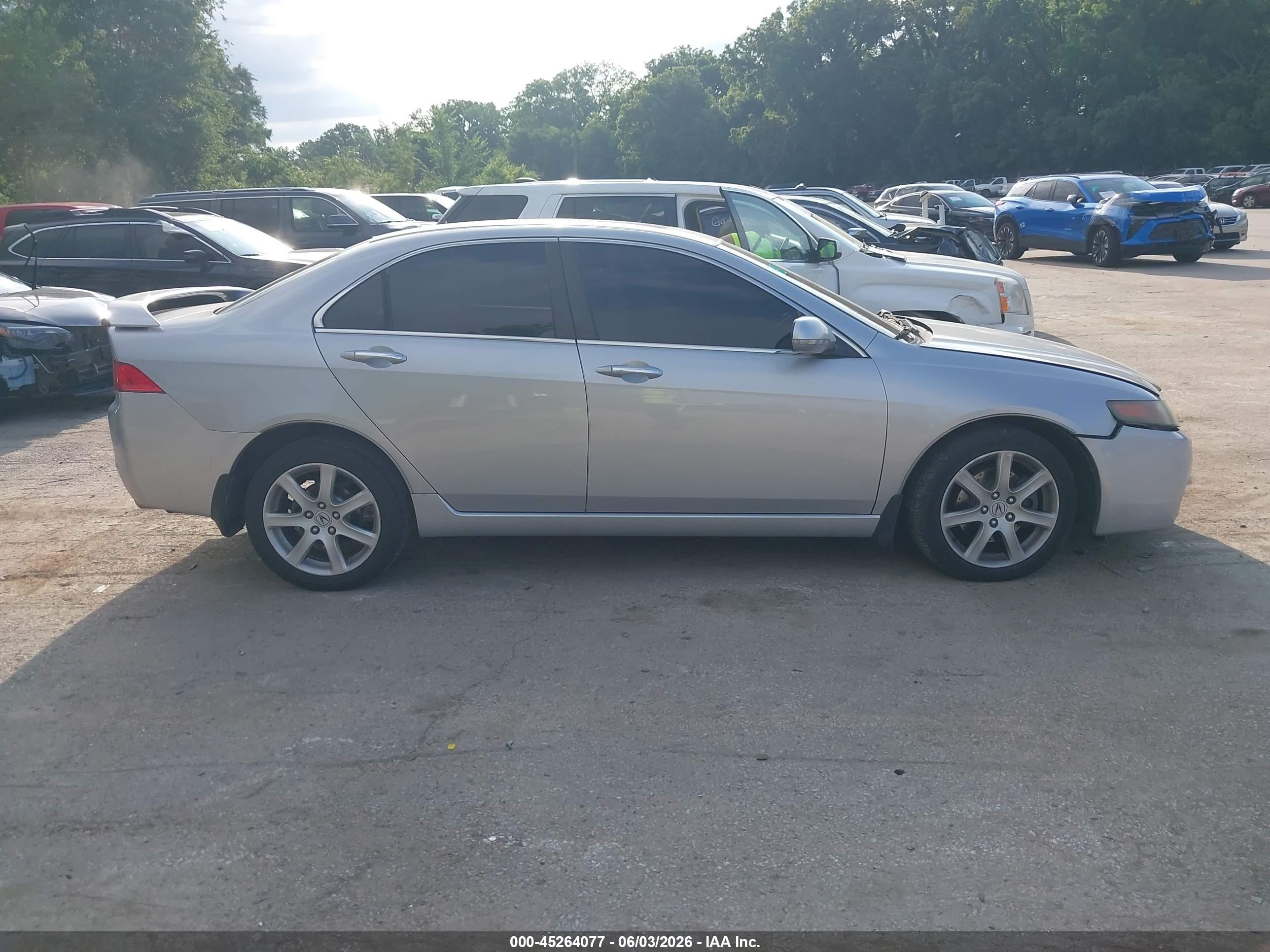 2005 Acura Tsx Base W/navigation (a5) Gray vin: JH4CL96995C000288