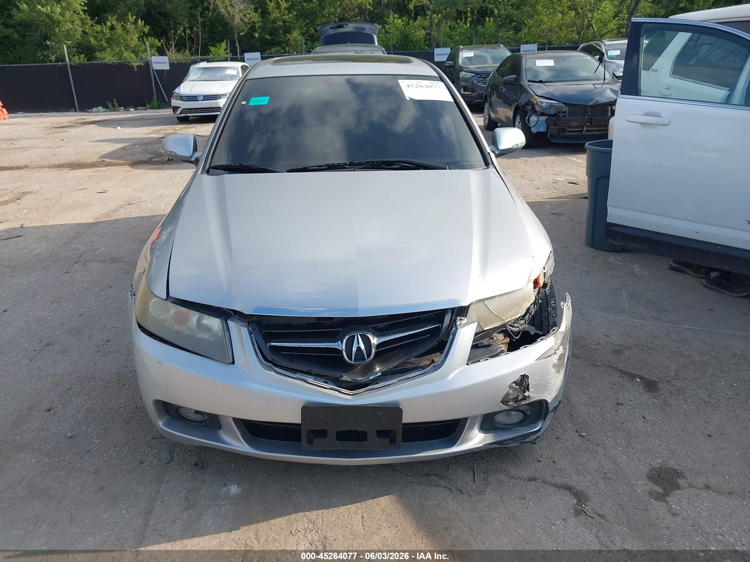 2005 Acura Tsx Base W/navigation (a5) Gray vin: JH4CL96995C000288